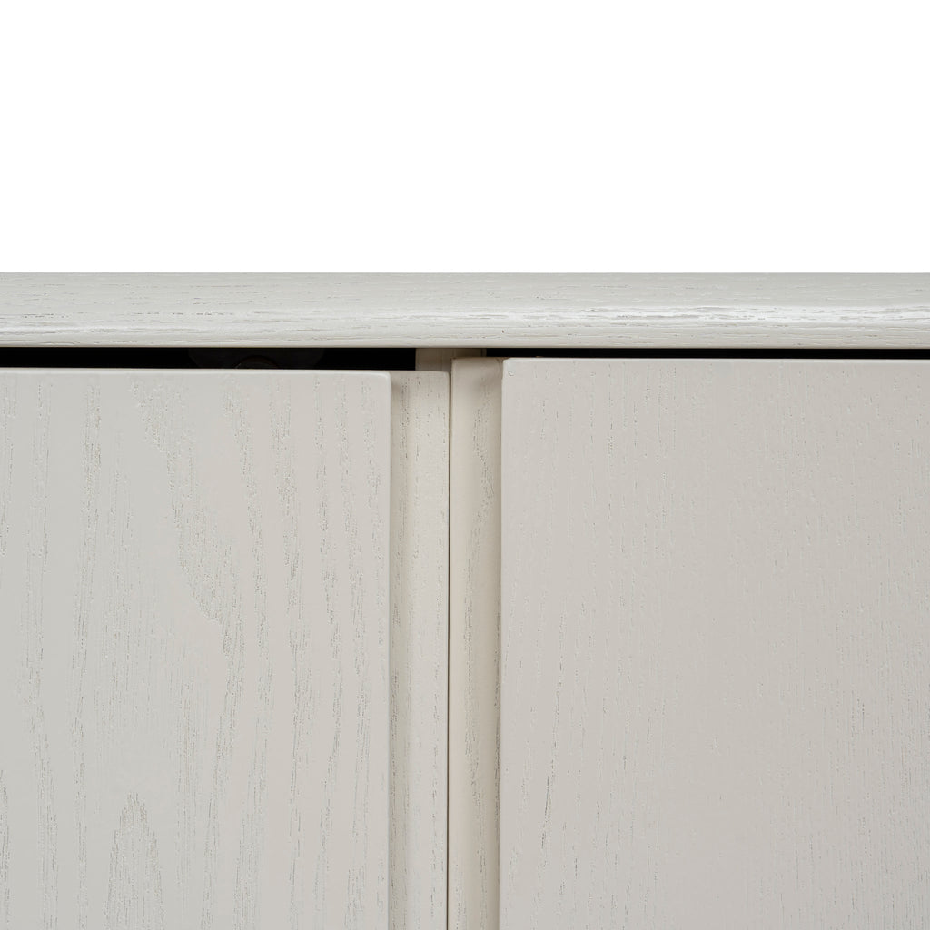 2.2m Palermo TV Entertainment Unit - Ivory Oat