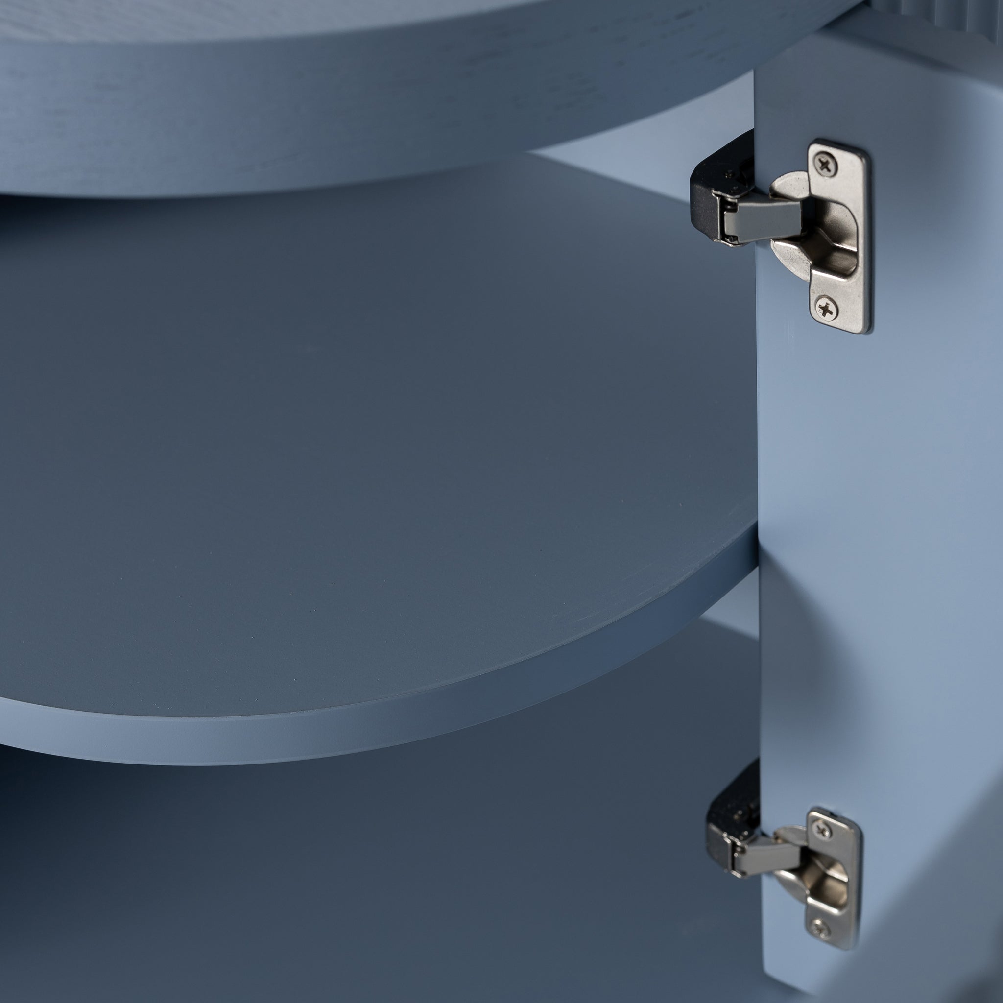 2m Veneer Top Entertainment TV Unit - Light Blue