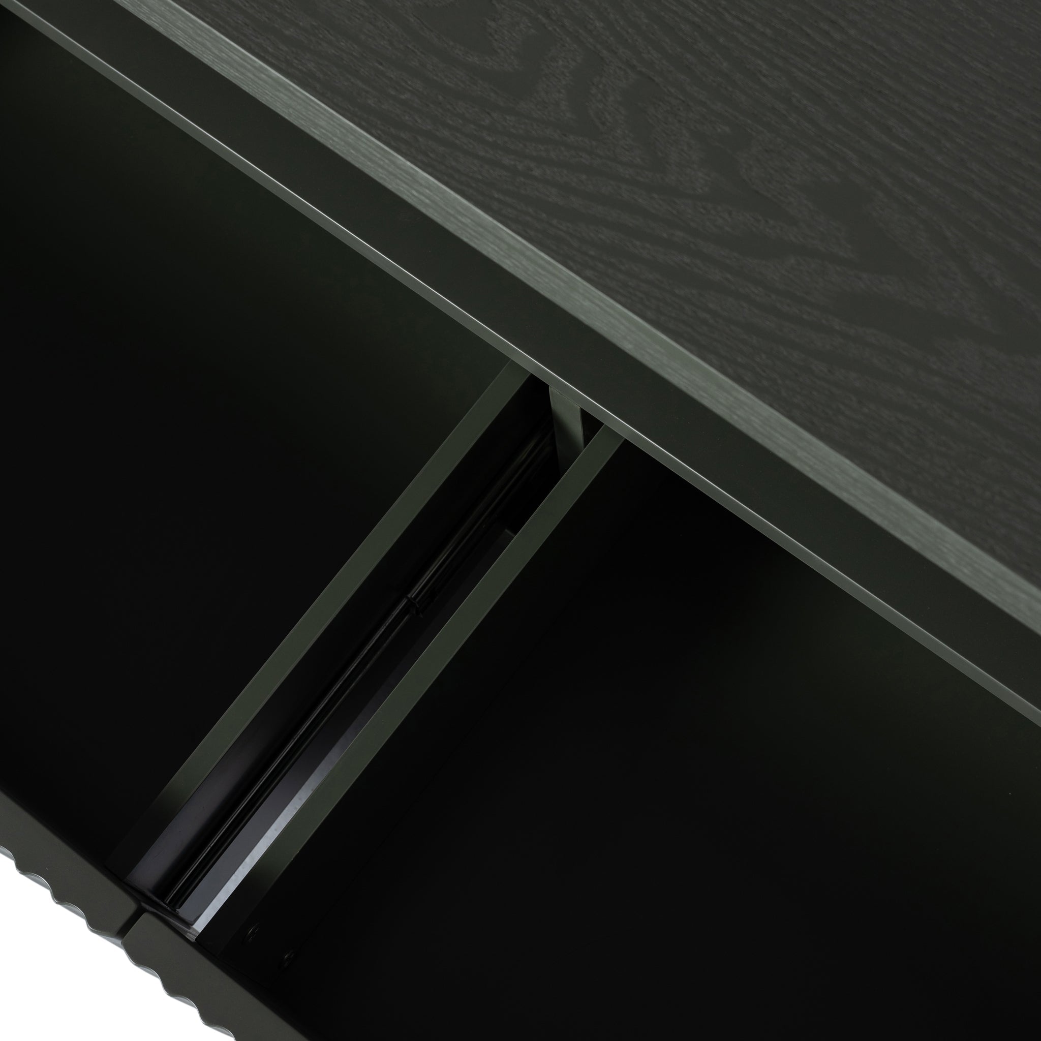 2m Veneer Top Entertainment TV Unit - Sage Green