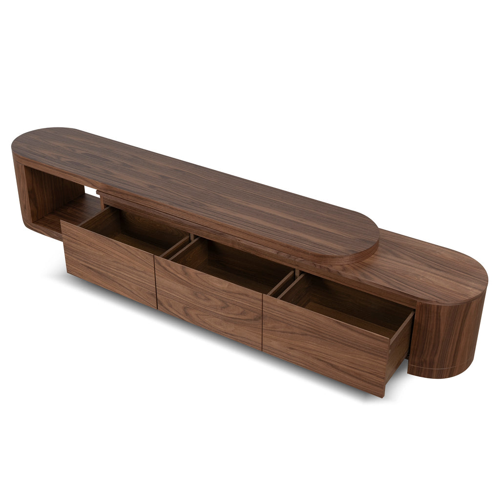 Extendable Palermo TV Entertainment Unit - Walnut