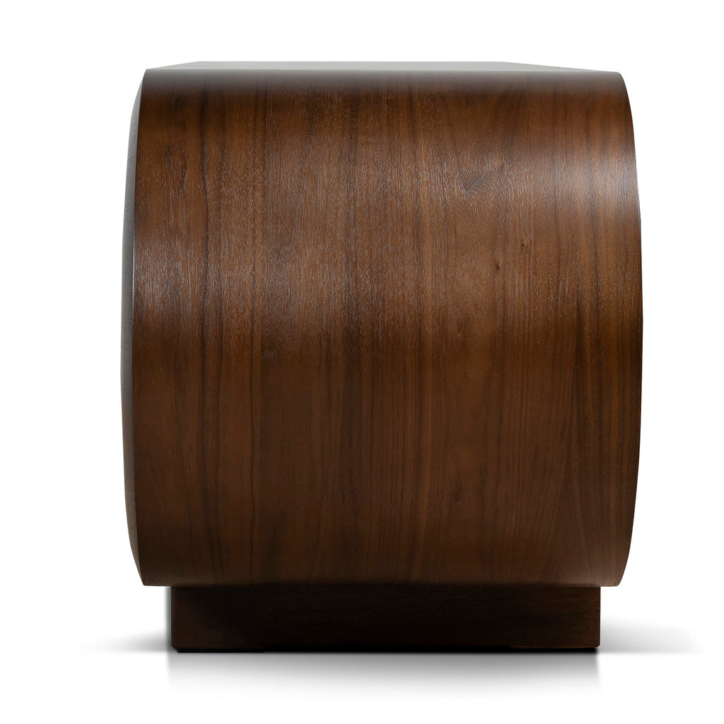 2m Palermo TV Entertainment Unit - Natural Walnut