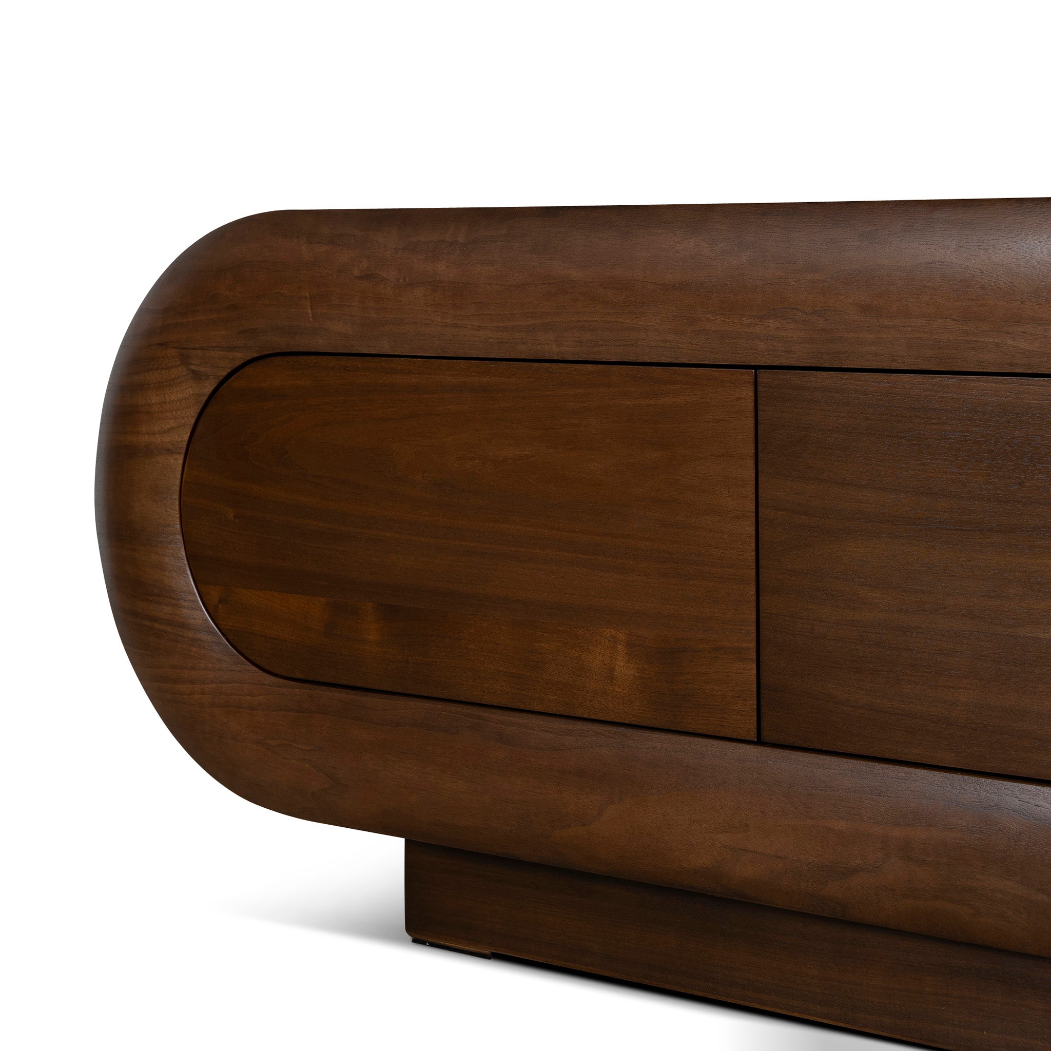 2m Palermo TV Entertainment Unit - Natural Walnut