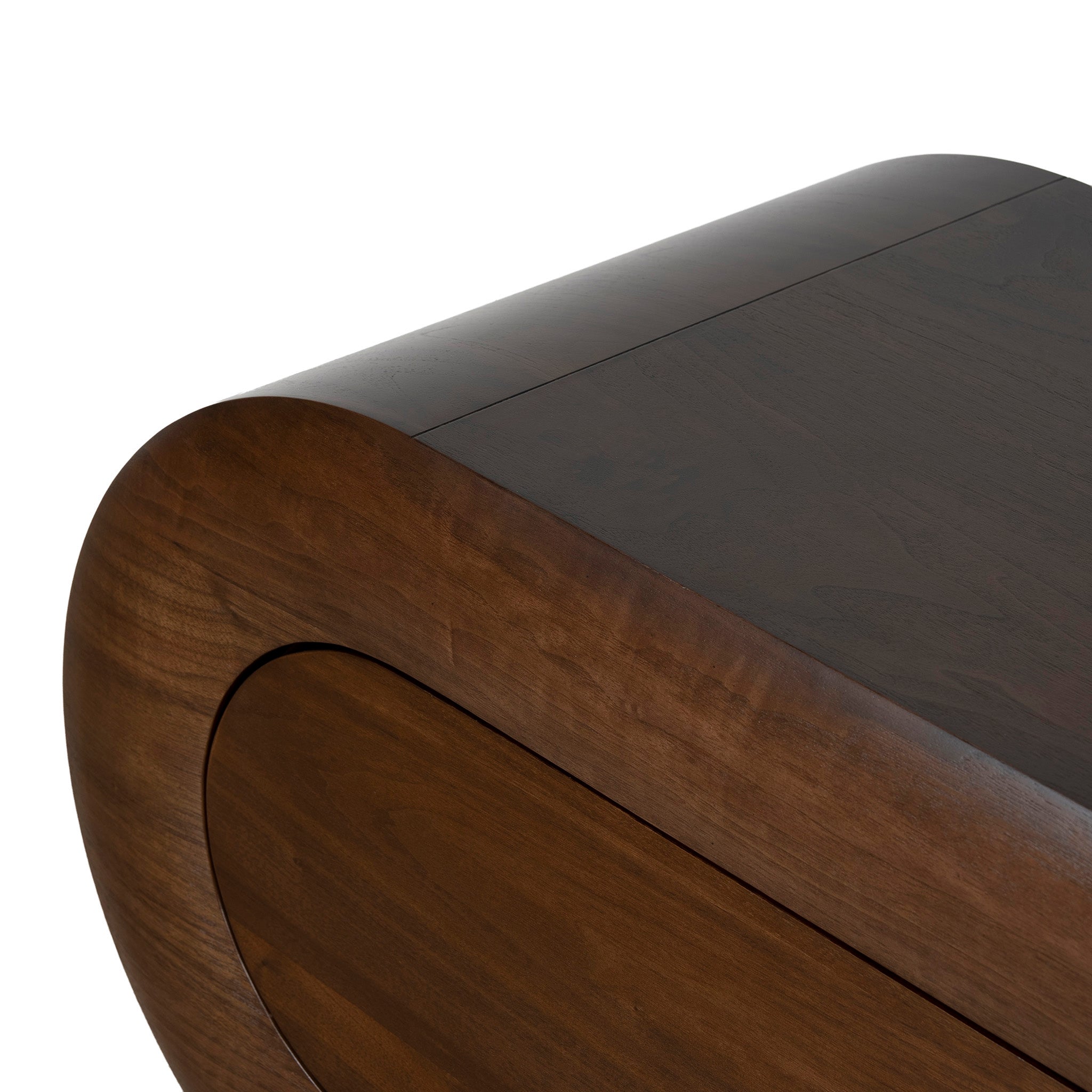 2m Palermo TV Entertainment Unit - Natural Walnut