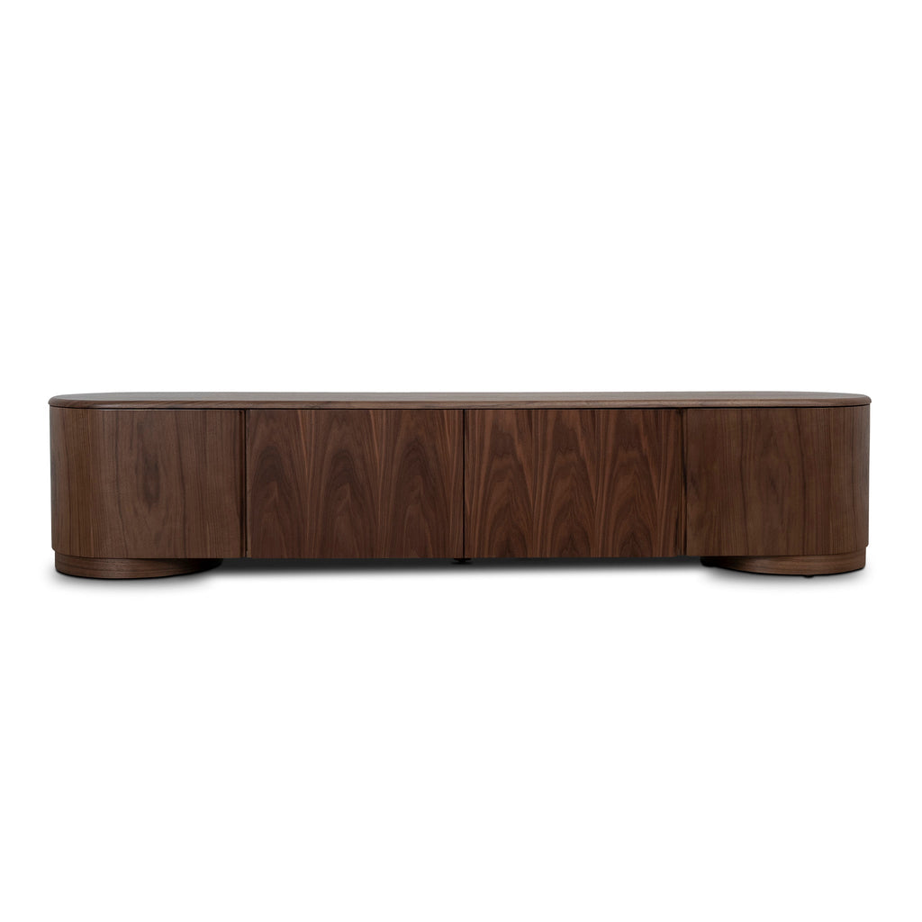2.2m Palermo TV Entertainment Unit - Walnut