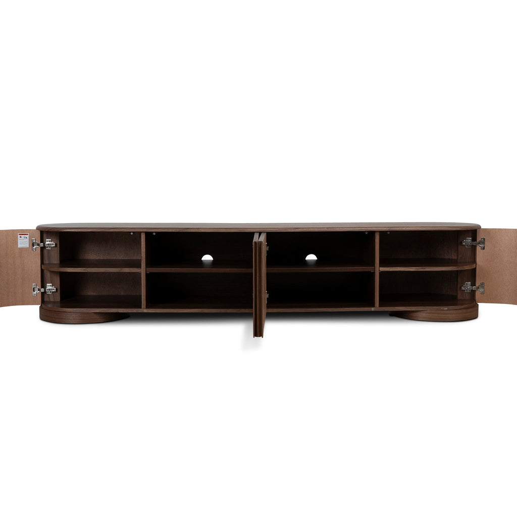 2.2m Palermo TV Entertainment Unit - Walnut