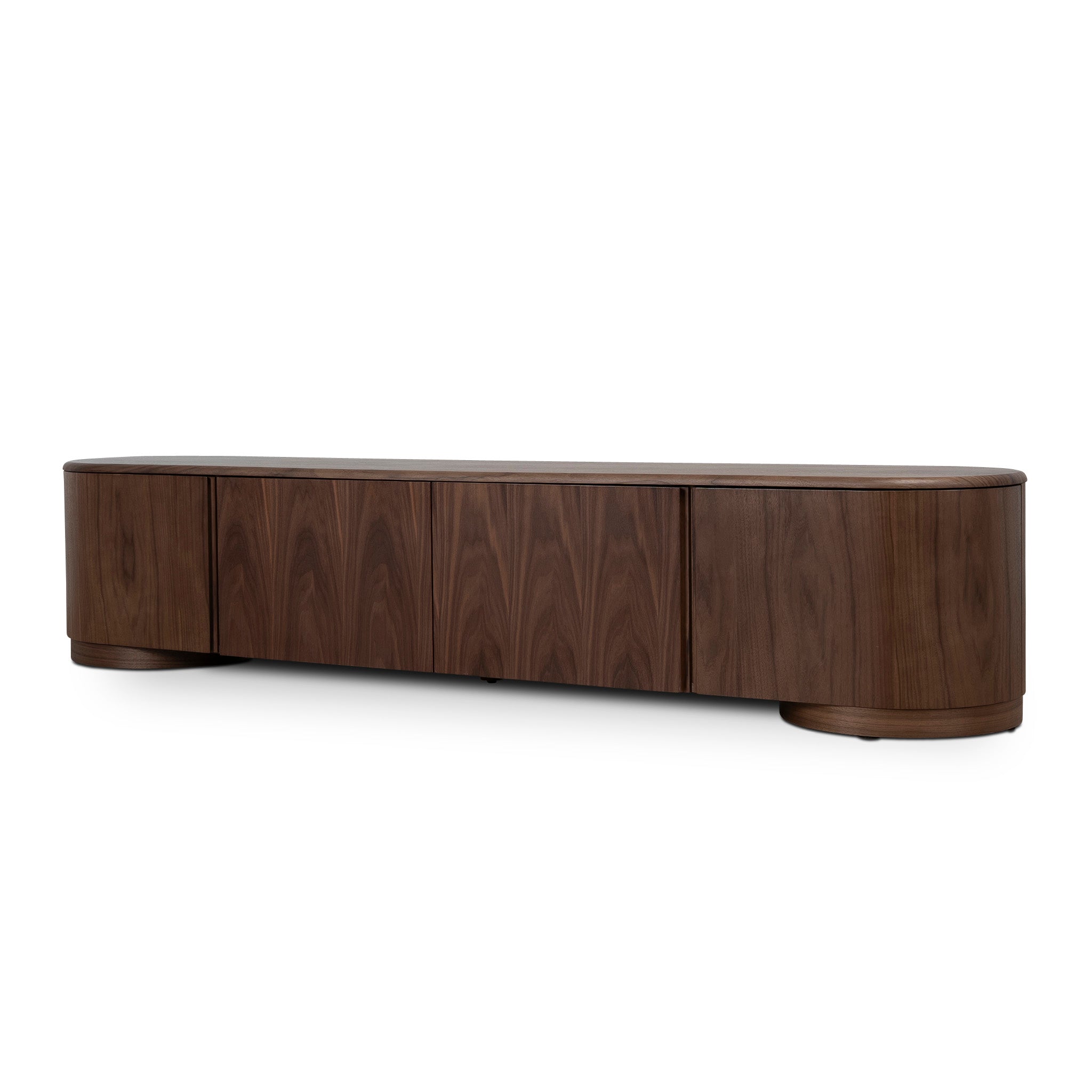 2.2m Palermo TV Entertainment Unit - Walnut