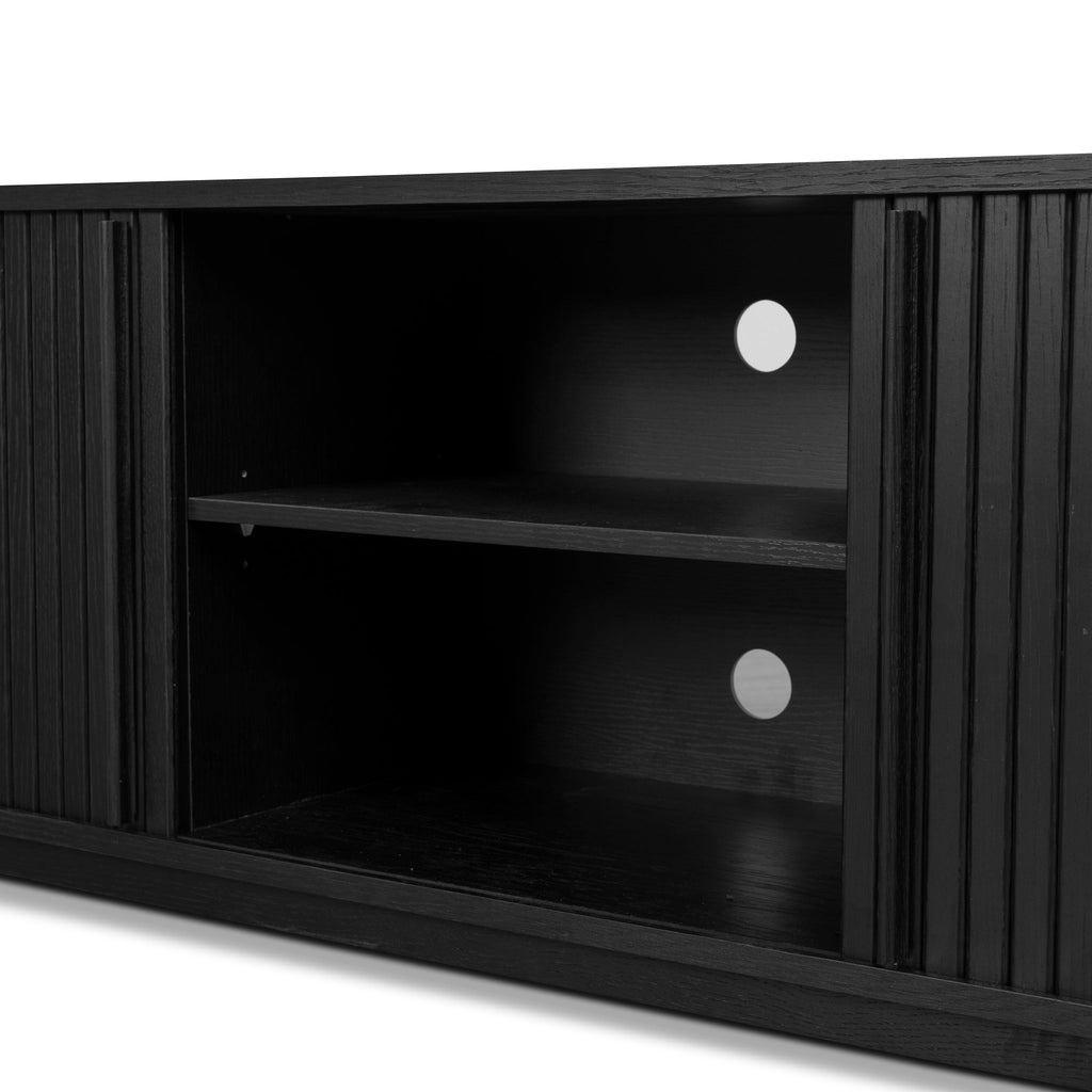 2m Palermo TV Entertainment Unit - Full Black