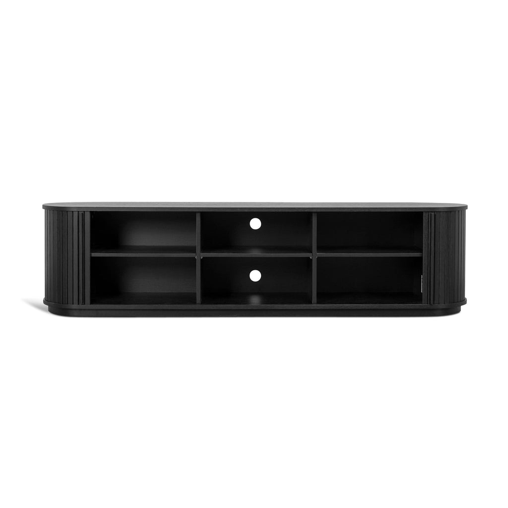 2m Palermo TV Entertainment Unit - Full Black