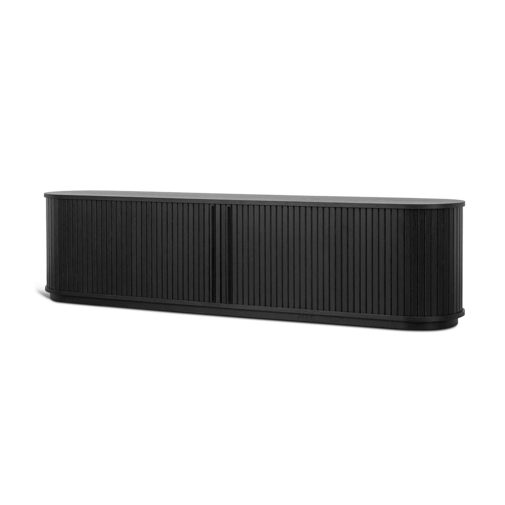 2m Palermo TV Entertainment Unit - Full Black