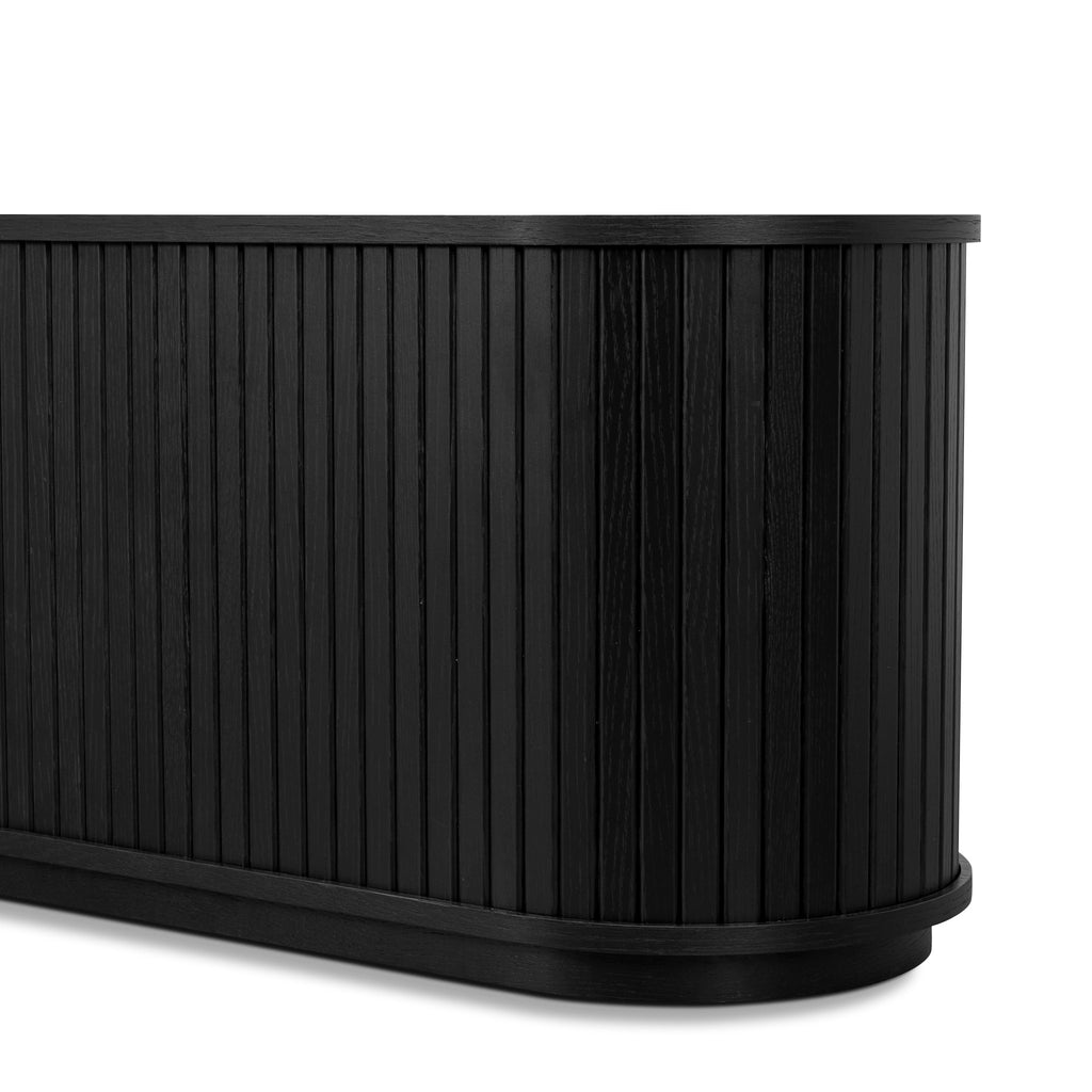 2m Palermo TV Entertainment Unit - Full Black