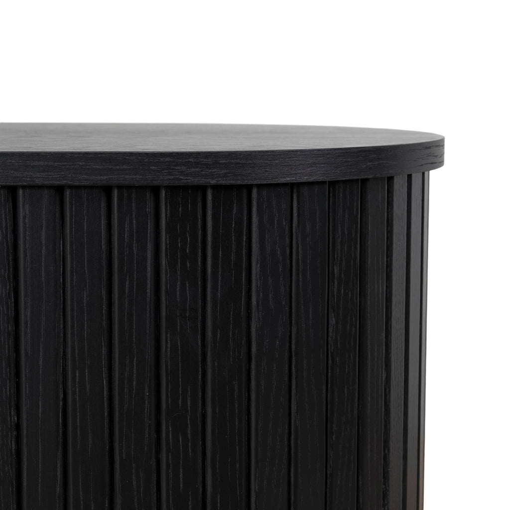 2m Palermo TV Entertainment Unit - Full Black