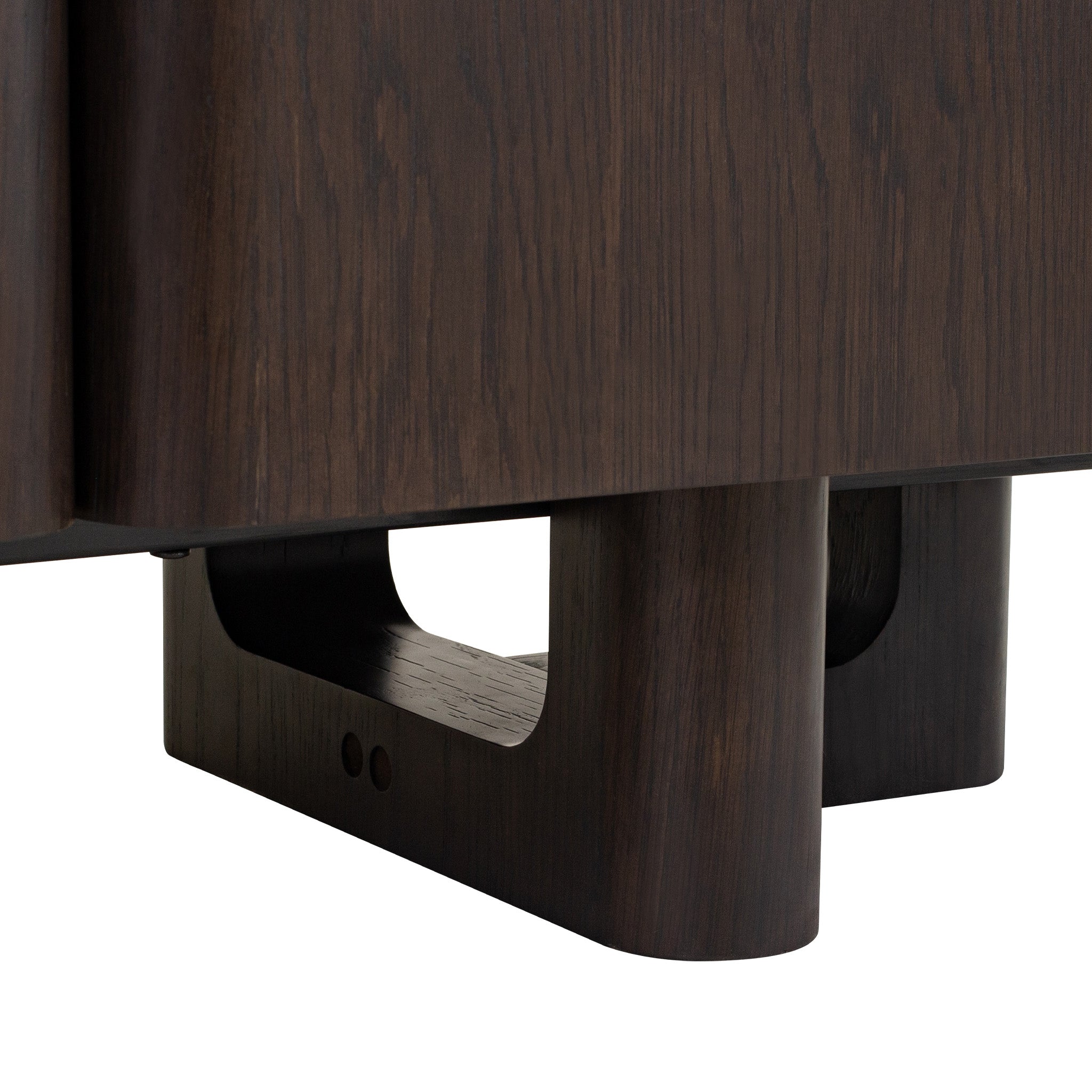 2.4m TV Unit - Dark Brown