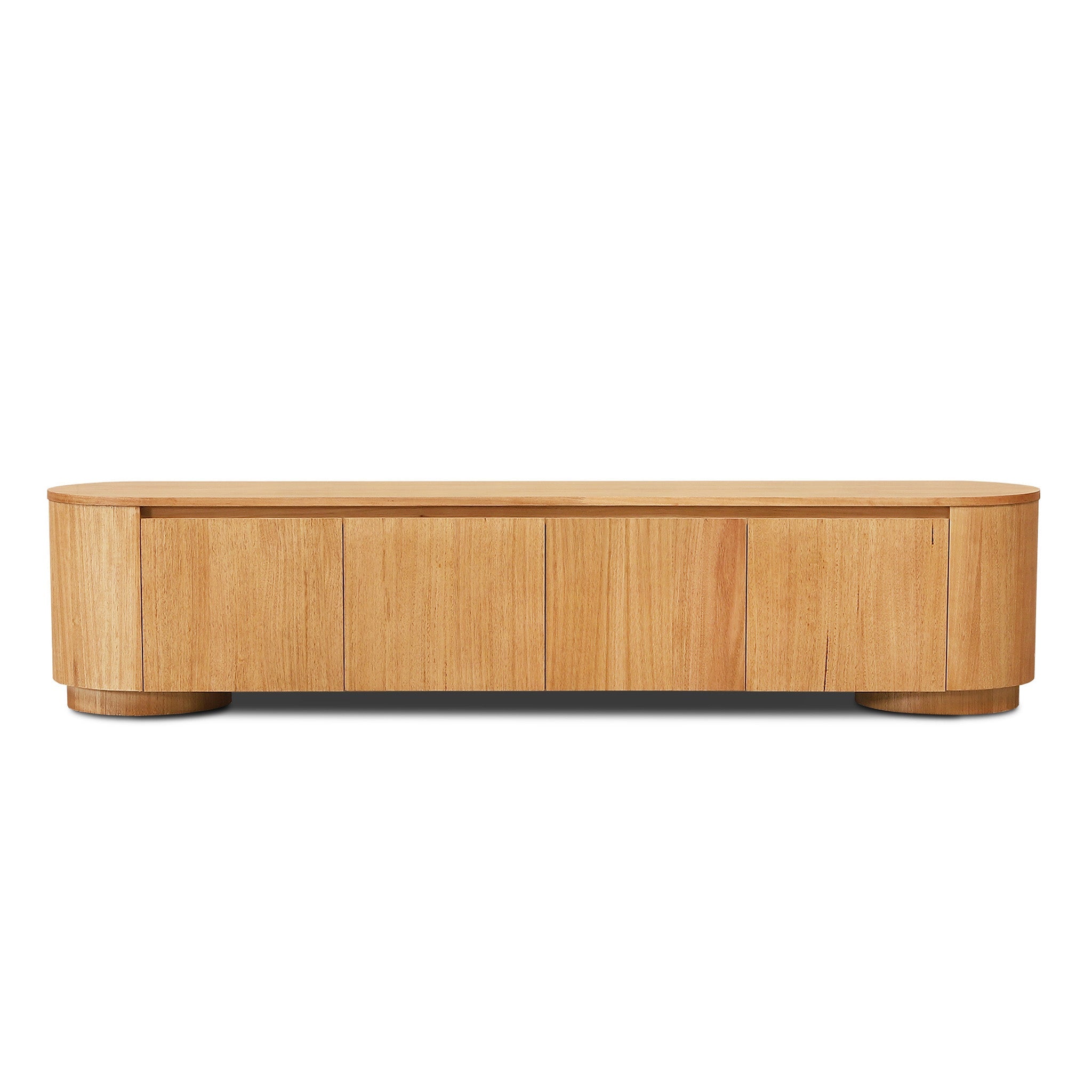 2.1m Tassie Oak Palermo TV Entertainment Unit - Natural