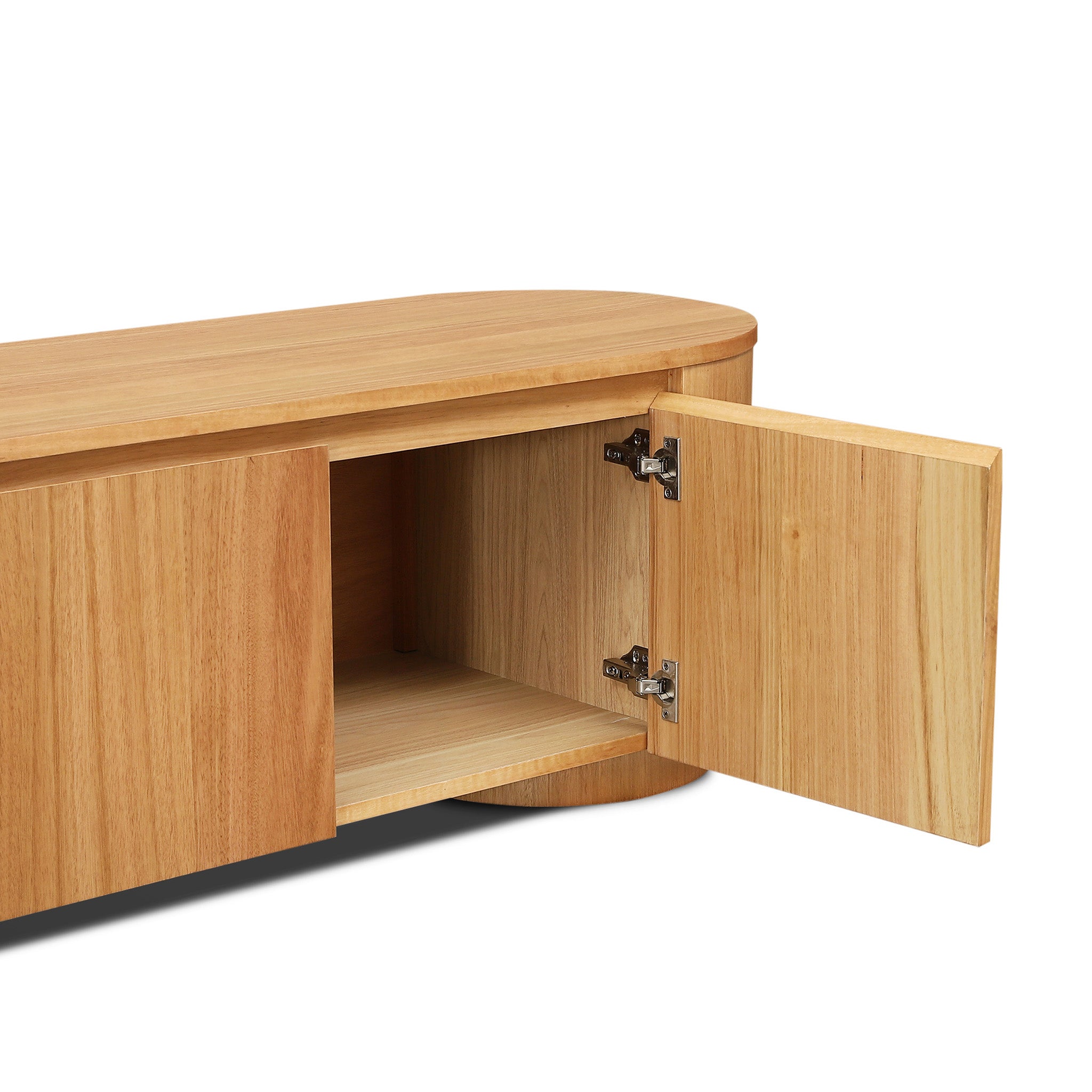 2.1m Tassie Oak Palermo TV Entertainment Unit - Natural