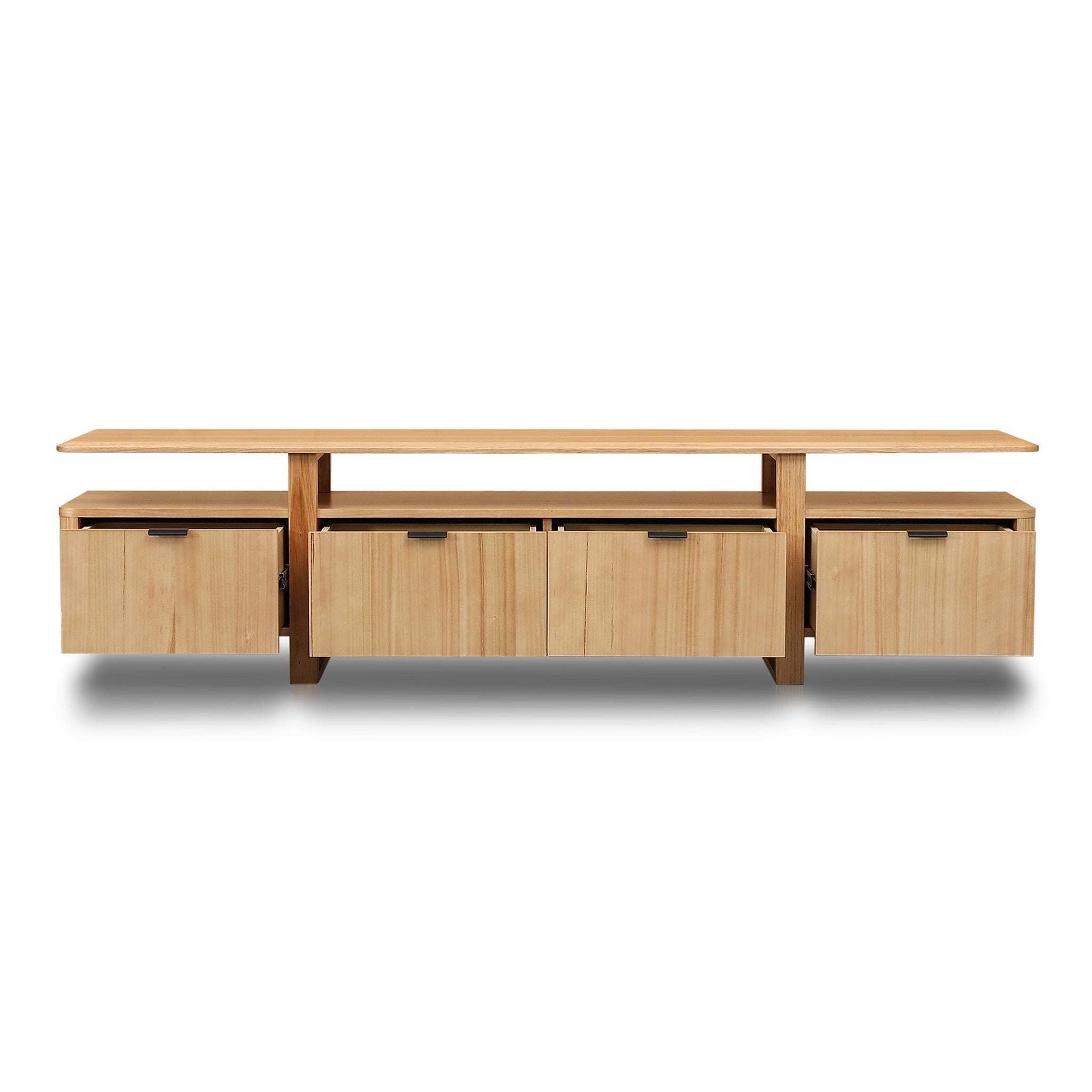 2.1m Palermo TV Entertainment Unit - NZ Natural Ash