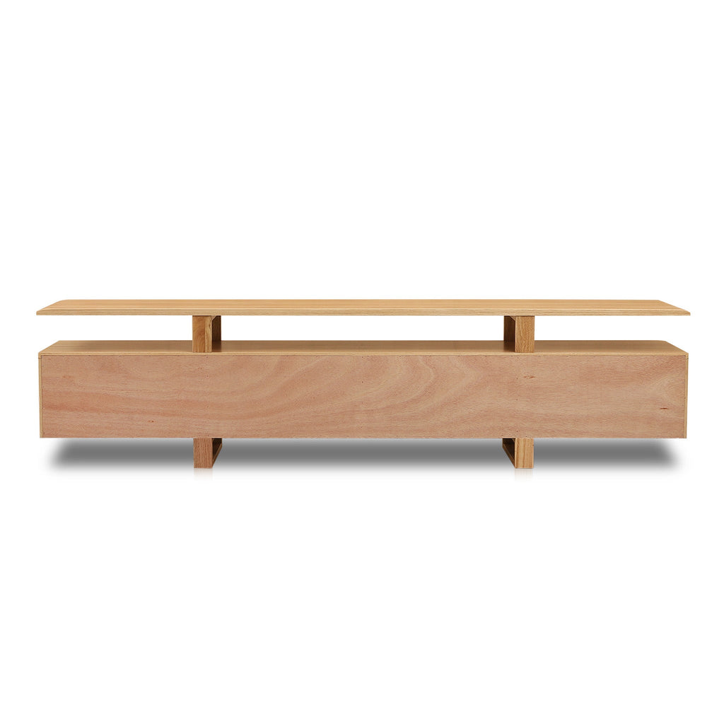 2.1m Palermo TV Entertainment Unit - NZ Natural Ash