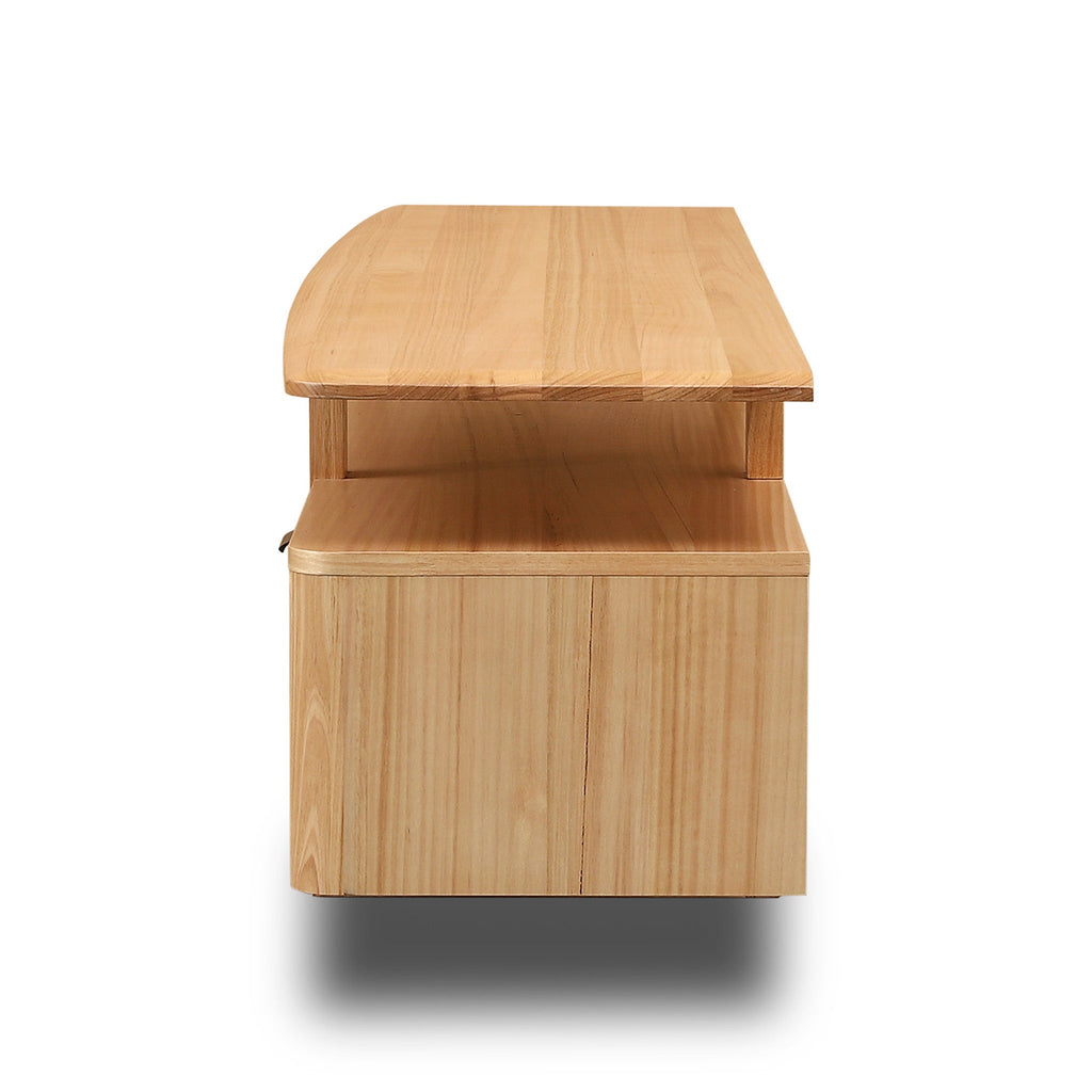 2.1m Palermo TV Entertainment Unit - NZ Natural Ash