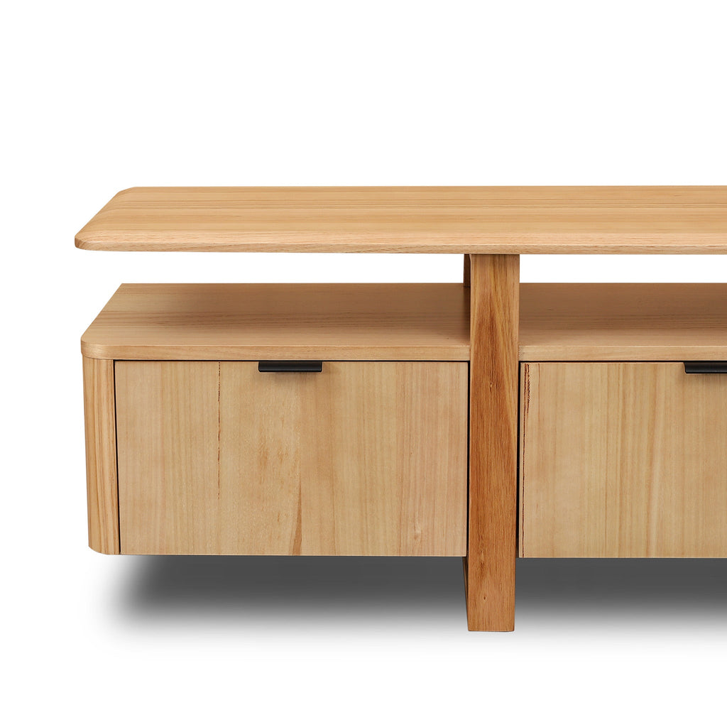 2.1m Palermo TV Entertainment Unit - NZ Natural Ash