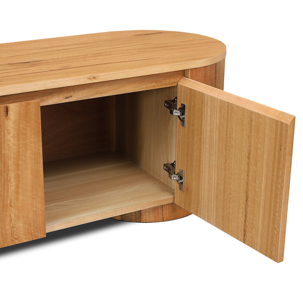 2.1m Tassie Oak Palermo TV Entertainment Unit - Marri Natural