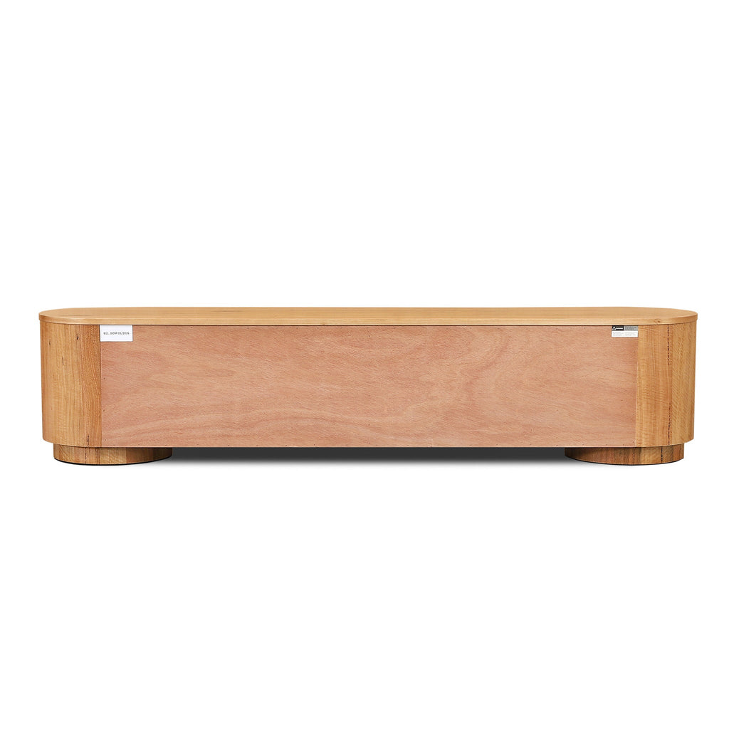 2.1m Tassie Oak Palermo TV Entertainment Unit - Marri Natural