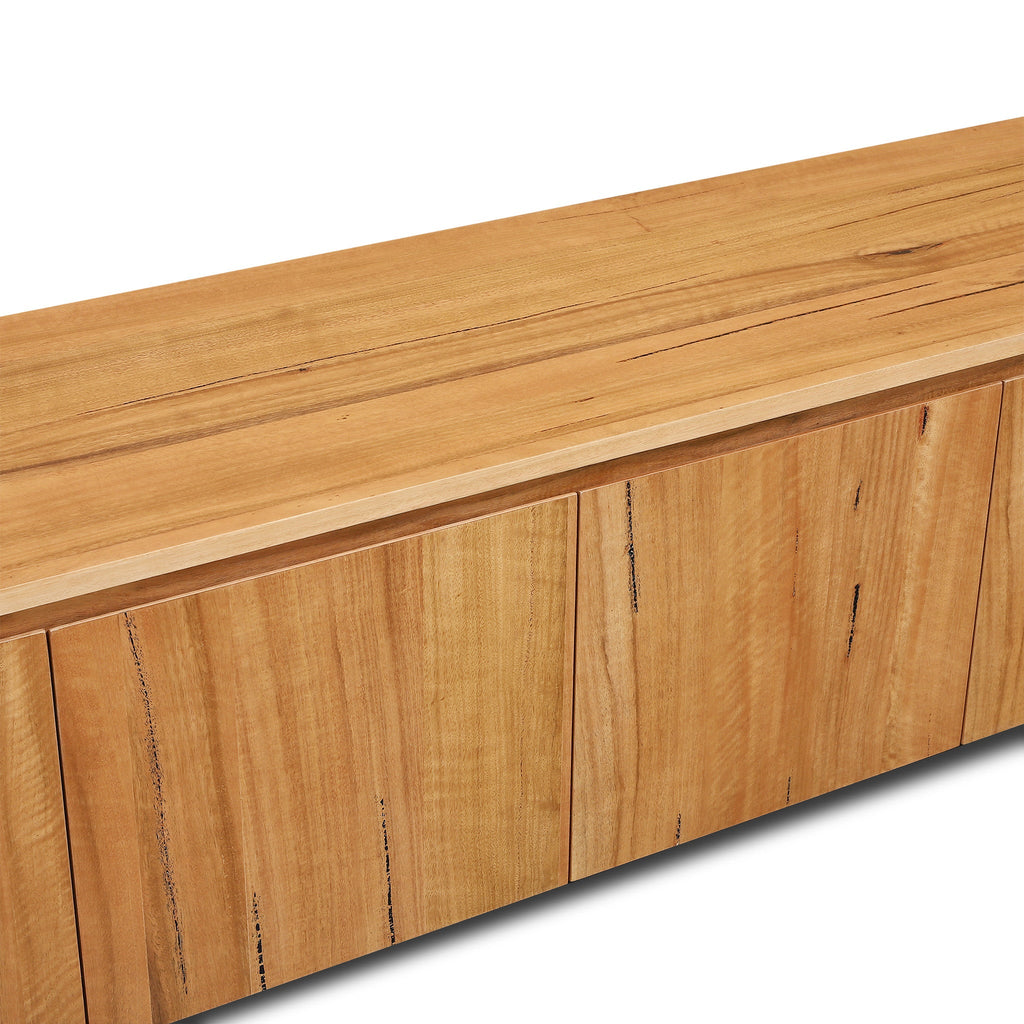 2.1m Tassie Oak Palermo TV Entertainment Unit - Marri Natural
