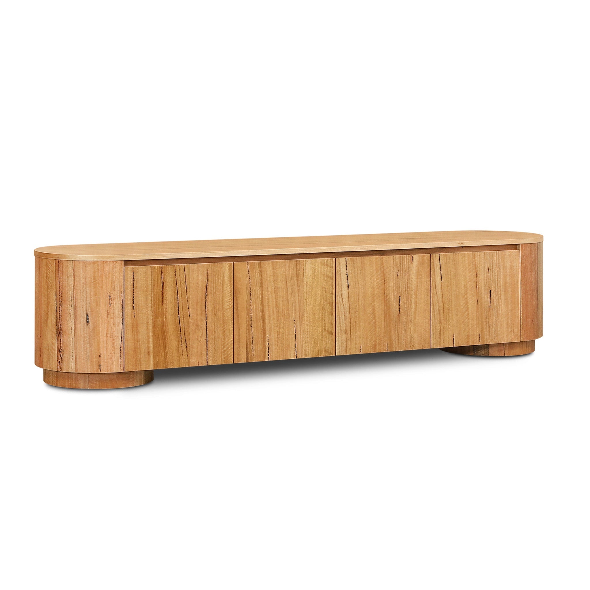 2.4m Palermo TV Entertainment Unit - Marri Natural