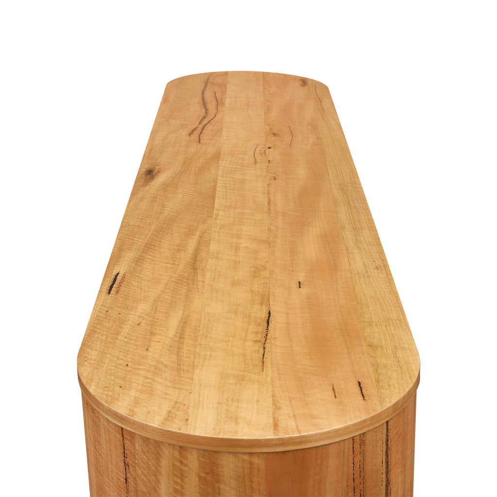 2.4m Palermo TV Entertainment Unit - Marri Natural