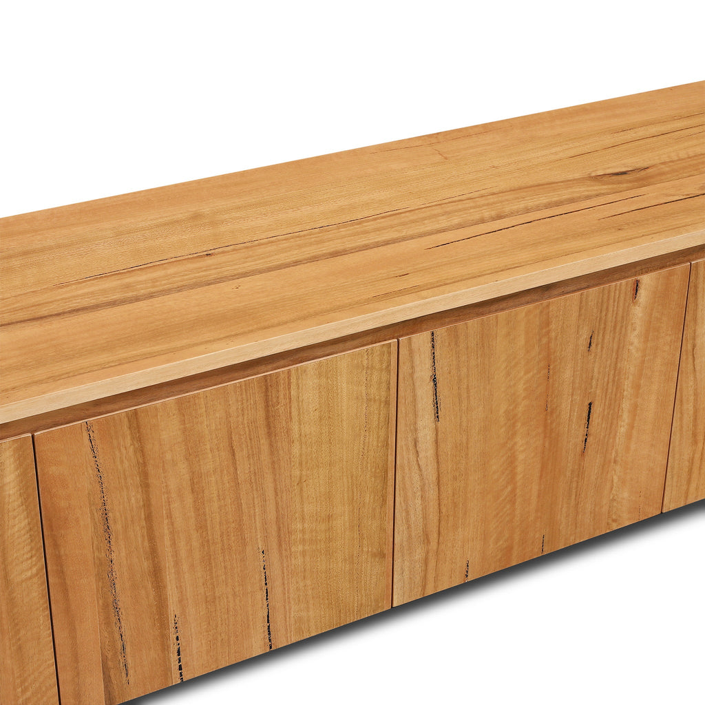 2.4m Palermo TV Entertainment Unit - Marri Natural