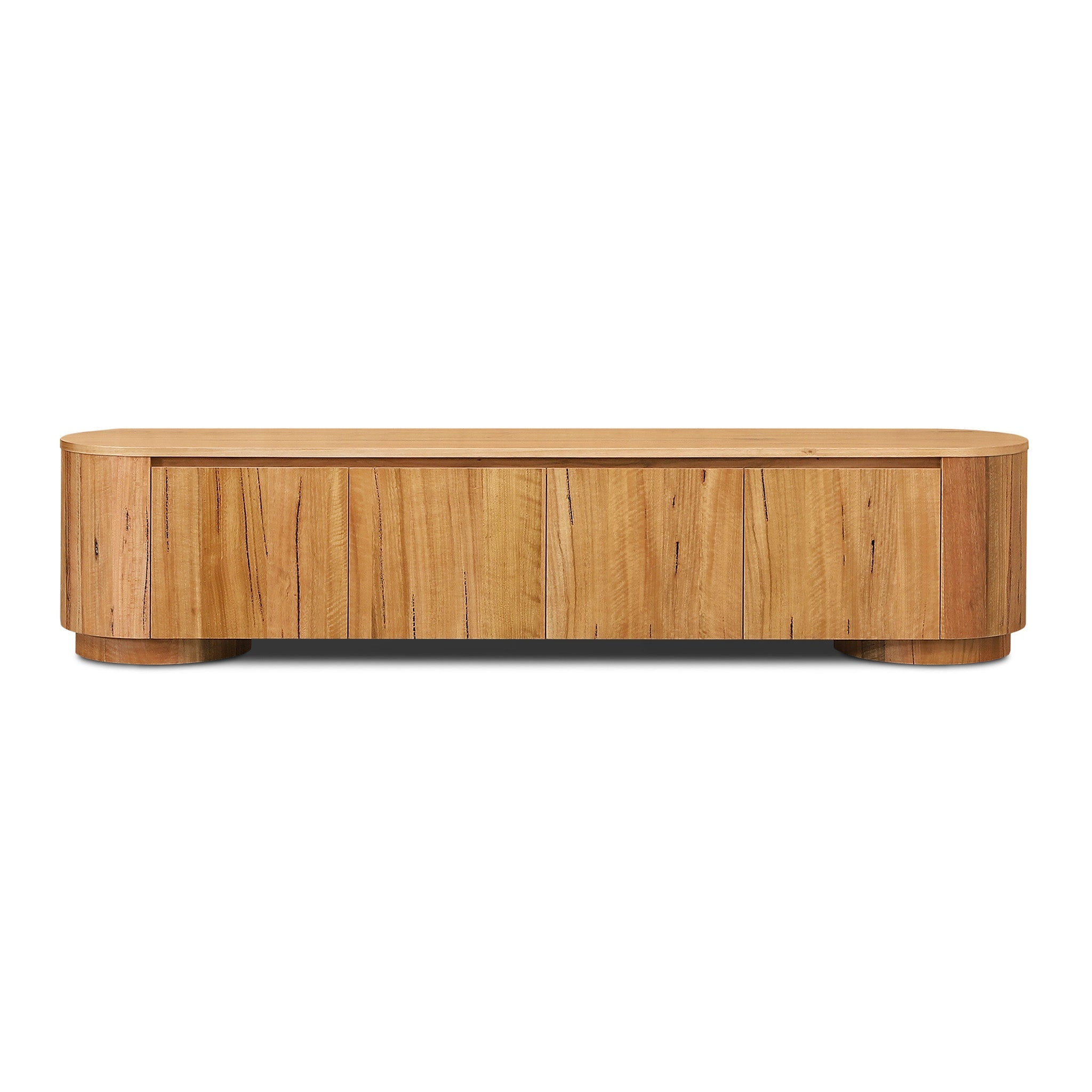 2.4m Palermo TV Entertainment Unit - Marri Natural