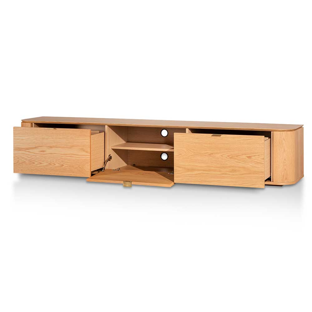 2.4 Palermo TV Entertainment Unit - Natural Oak