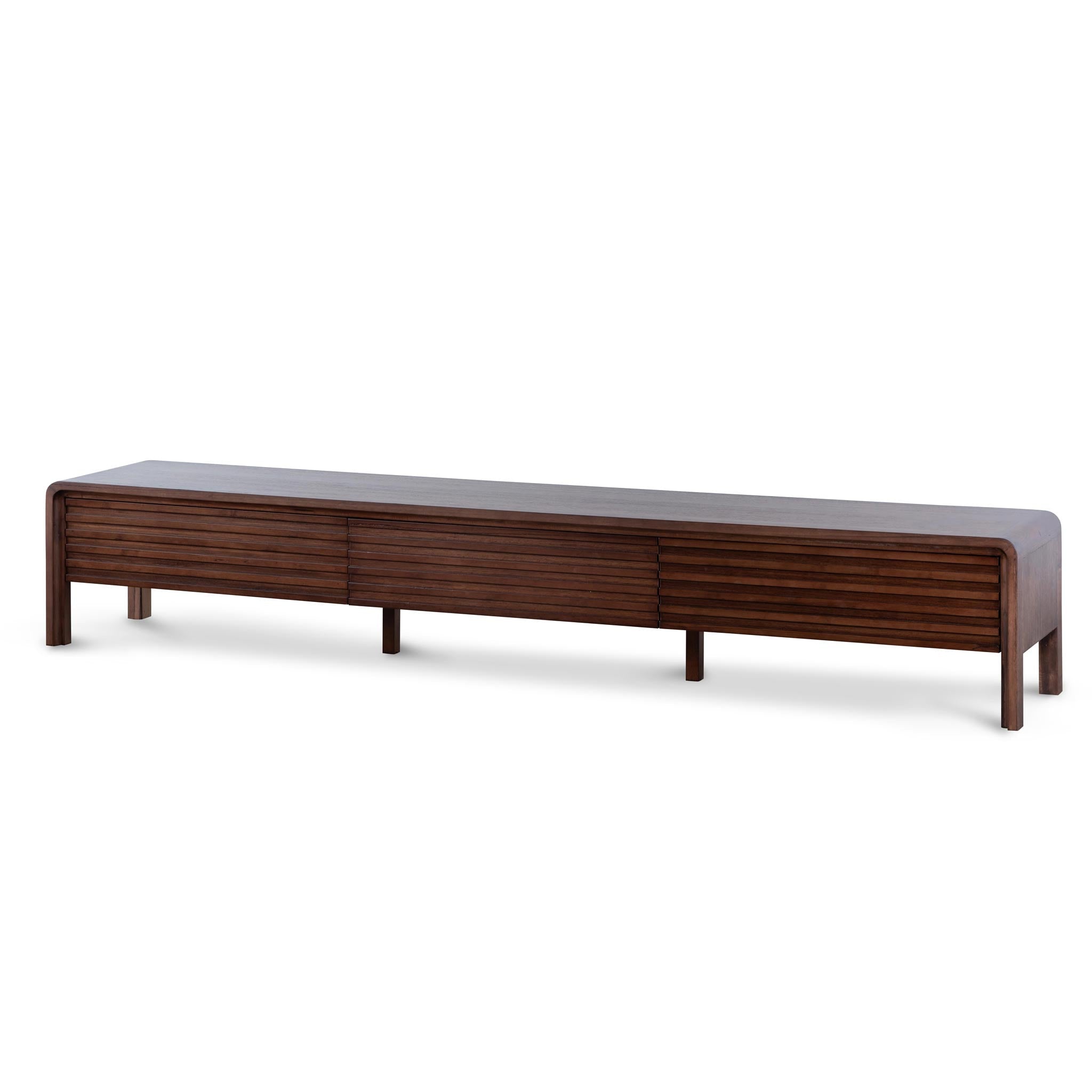 2.2m Palermo TV Entertainment Unit - Walnut