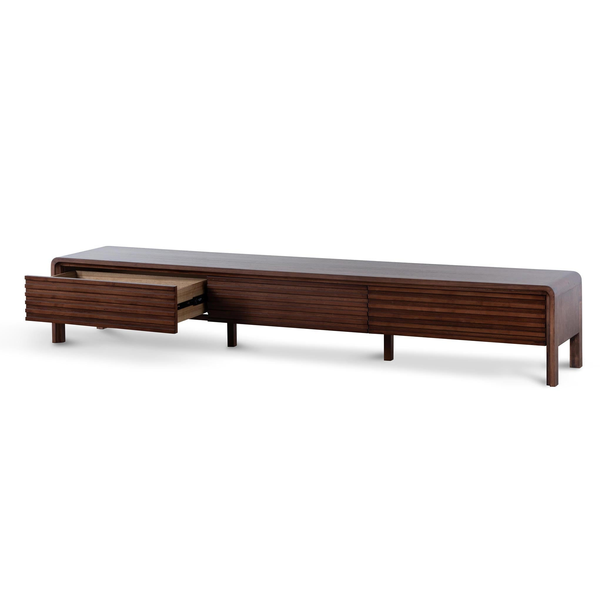 2.2m Palermo TV Entertainment Unit - Walnut