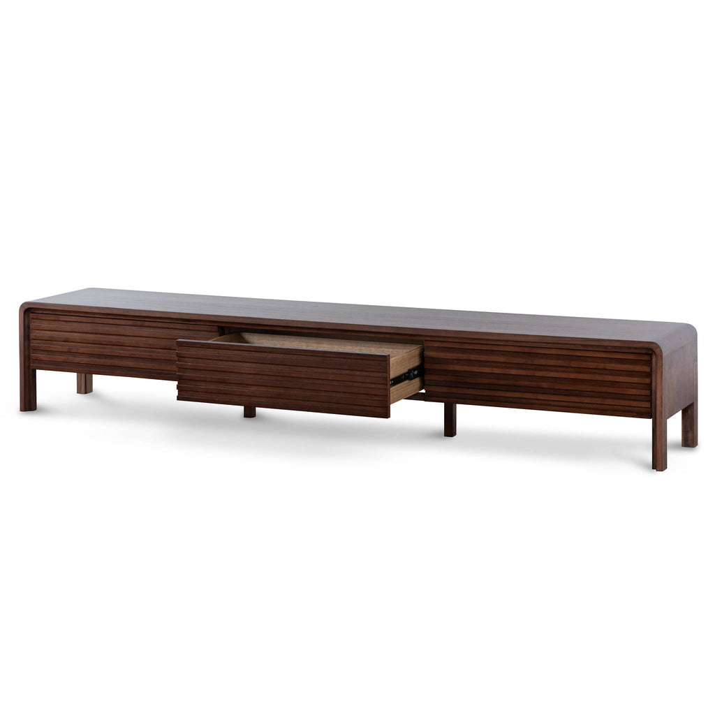 2.2m Palermo TV Entertainment Unit - Walnut