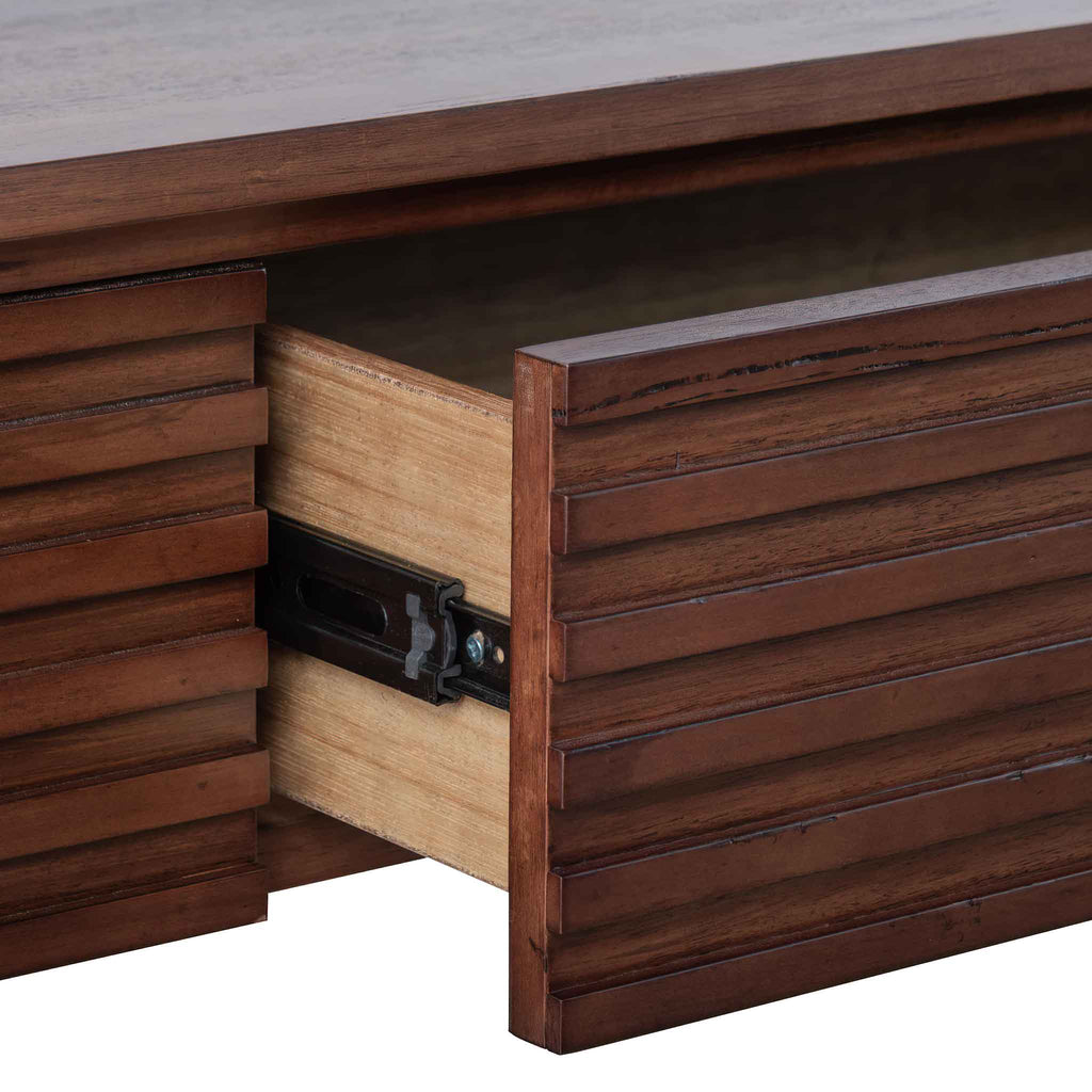 2.2m Palermo TV Entertainment Unit - Walnut