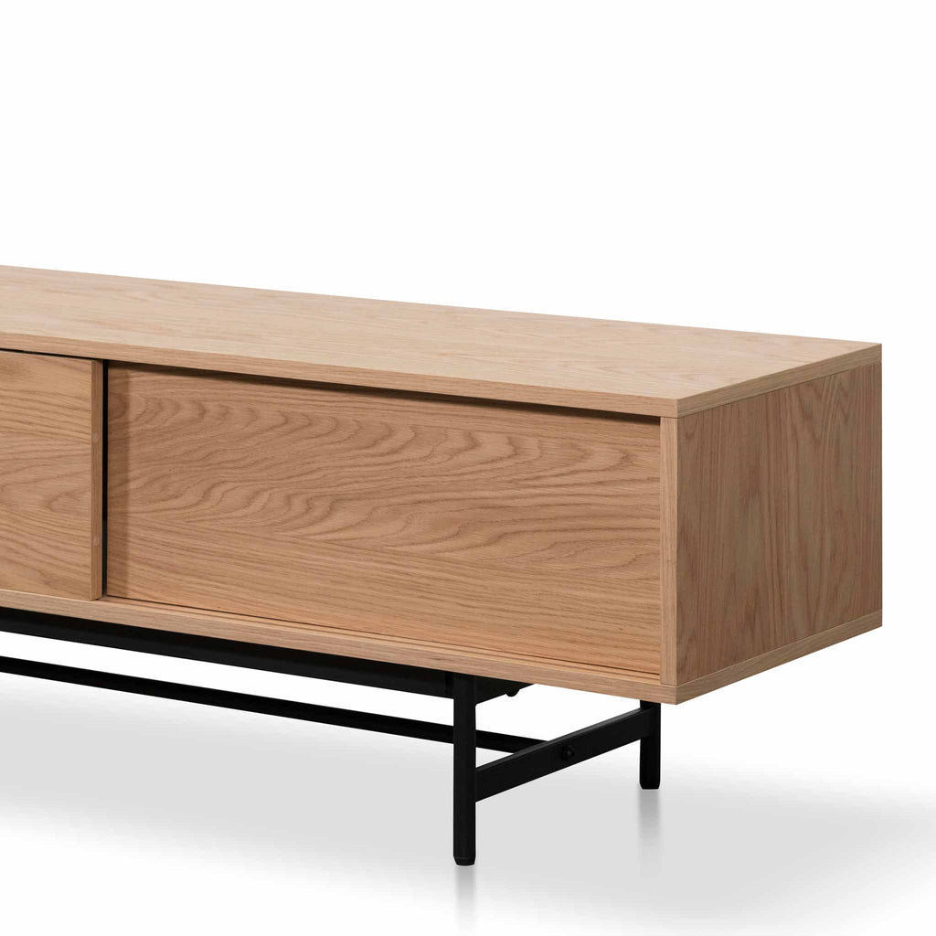 2.1m Wooden aEntertainment TV Unit - Natural
