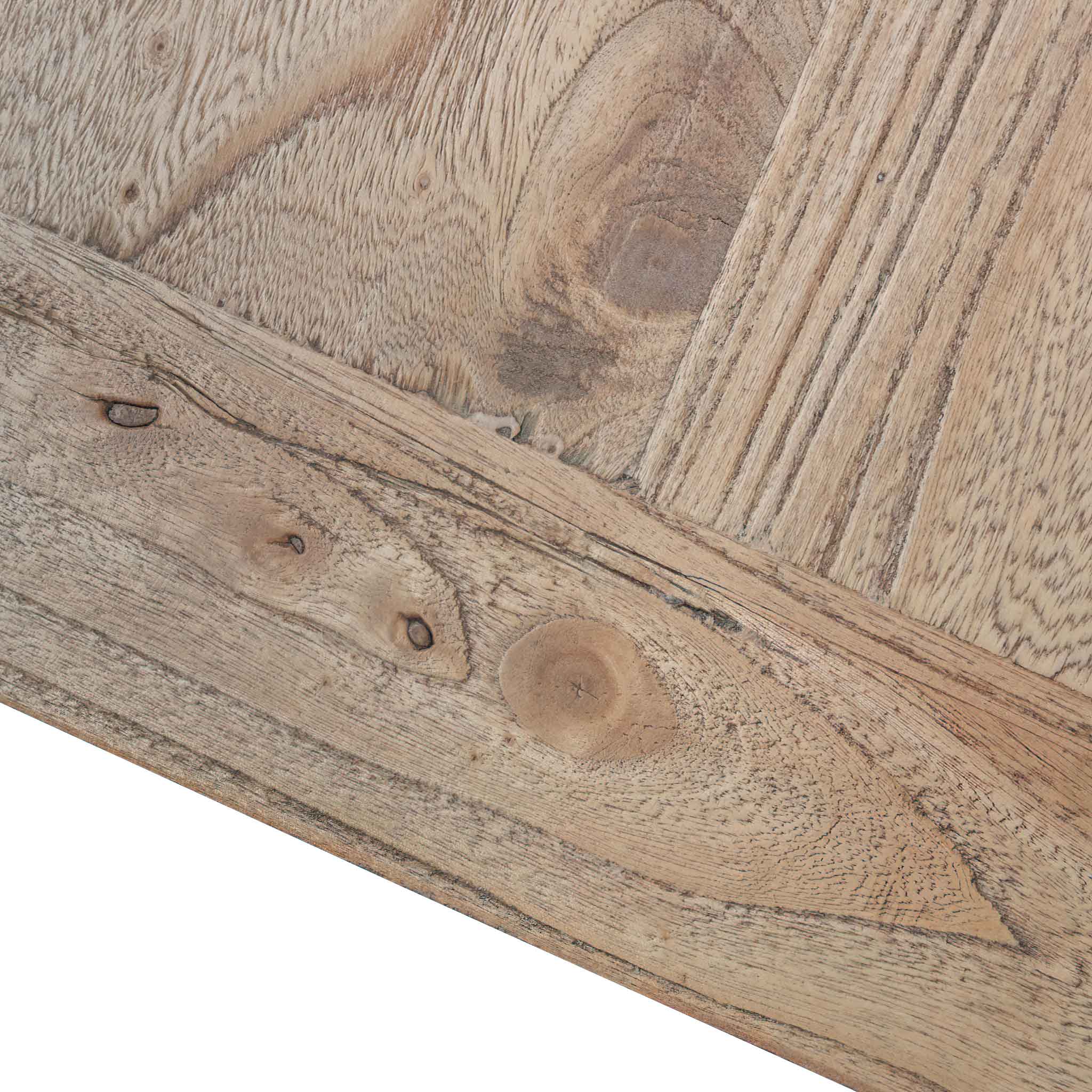 2m Palermo TV Entertainment Unit - Natural with Rattan Doors