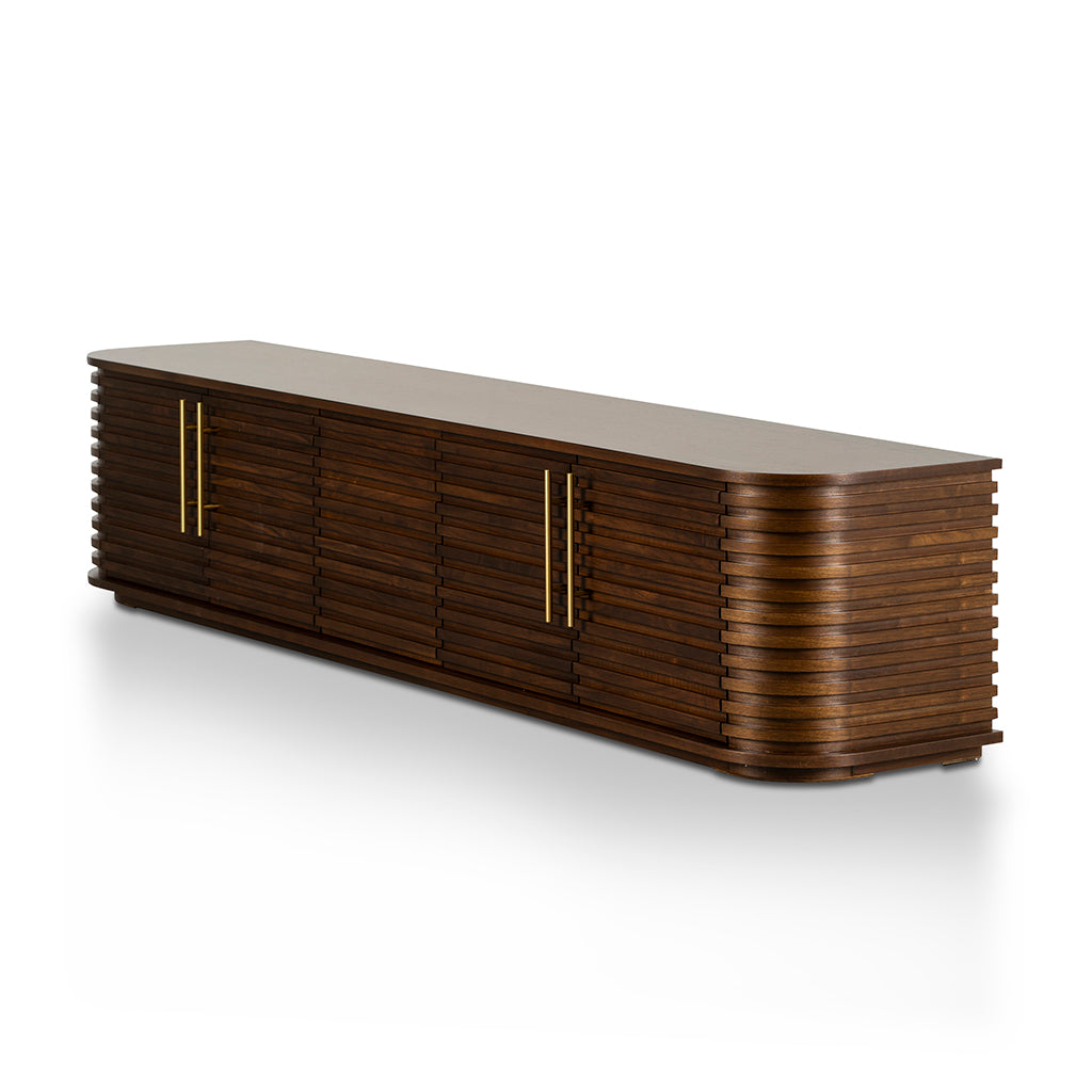 2.3m Palermo TV Entertainment Unit - Walnut