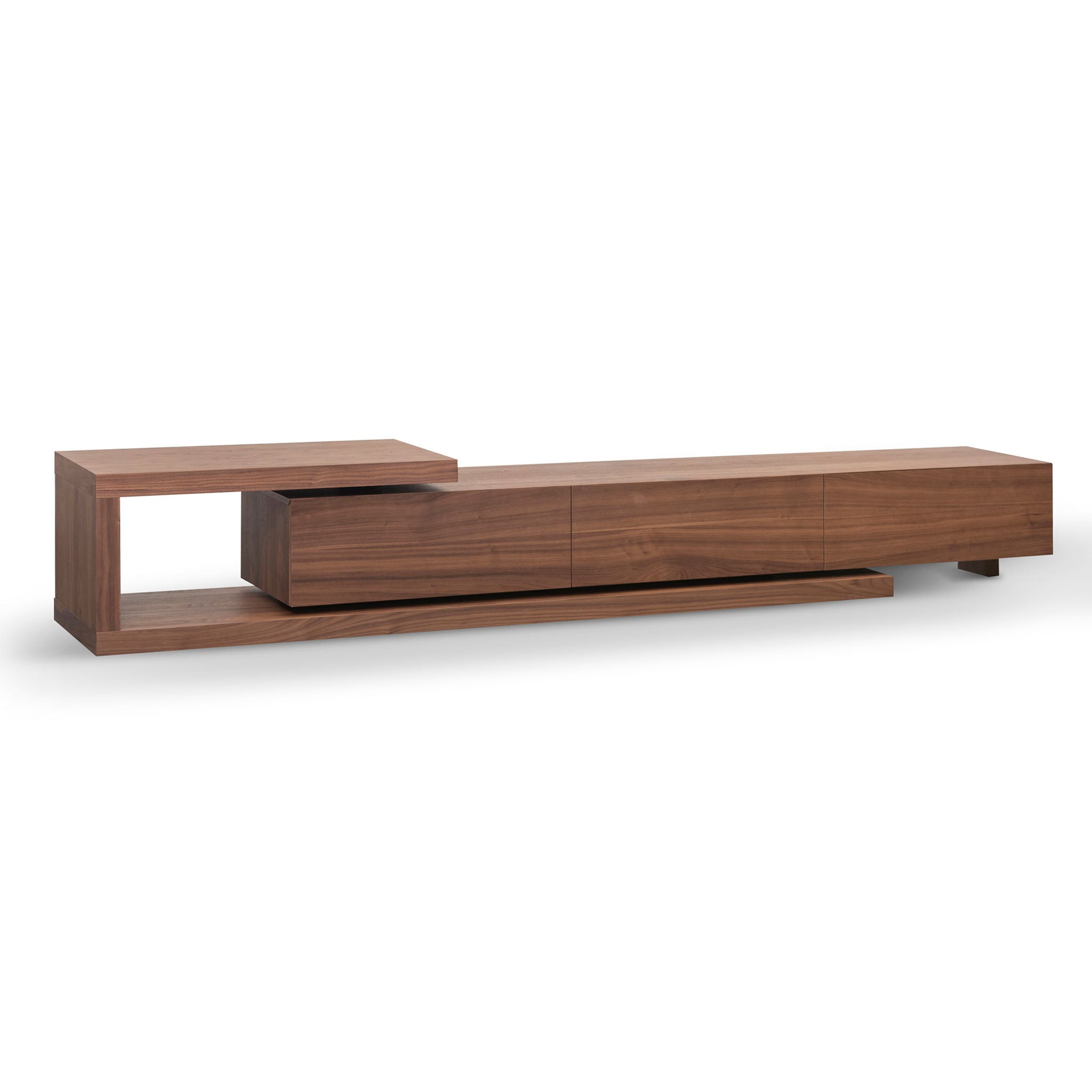 Extendable Palermo TV Entertainment Unit - Walnut