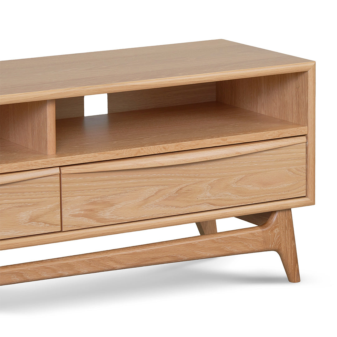 Wide Palermo TV Entertainment Unit - Natural Oak
