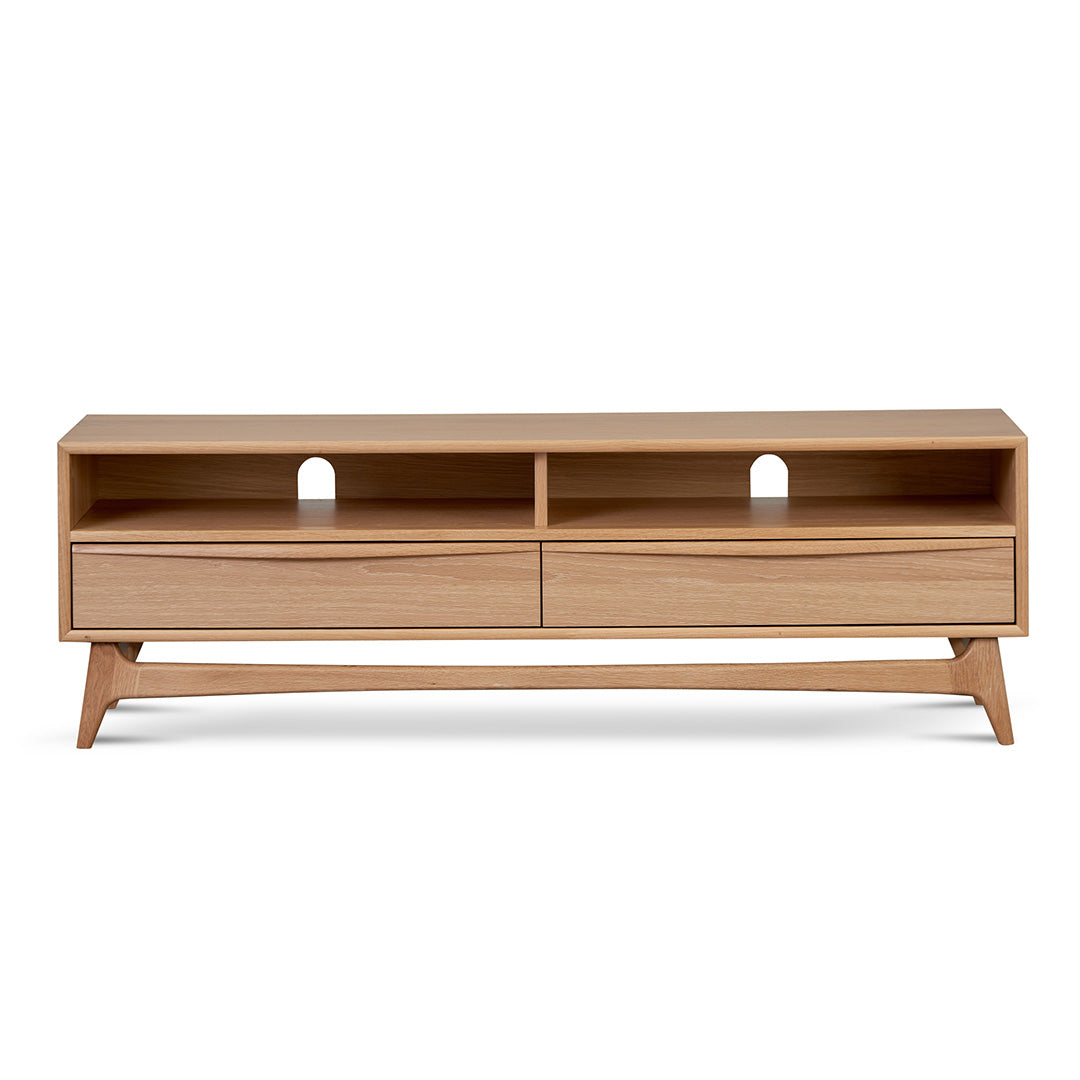 Narrow Palermo TV Entertainment Unit - Natural Oak