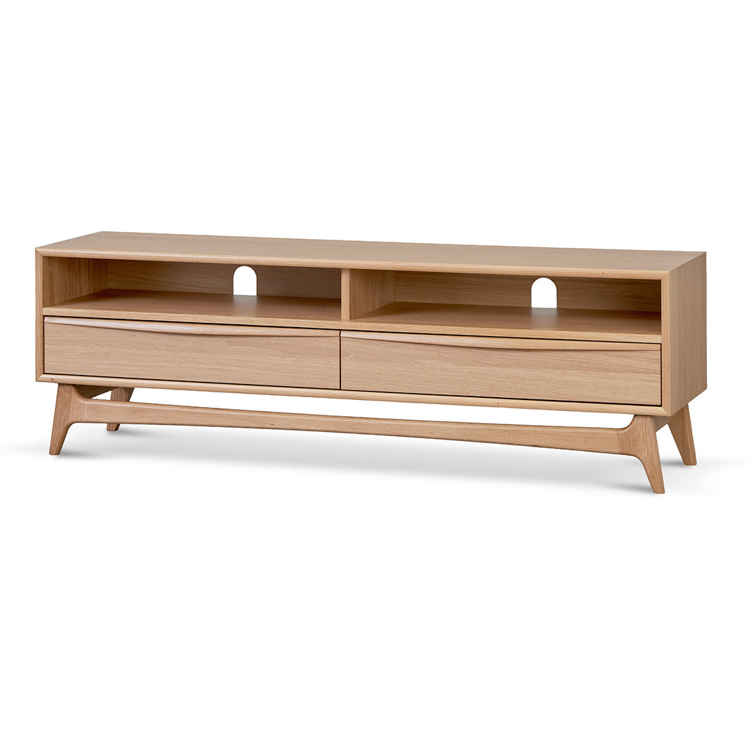 Narrow Palermo TV Entertainment Unit - Natural Oak