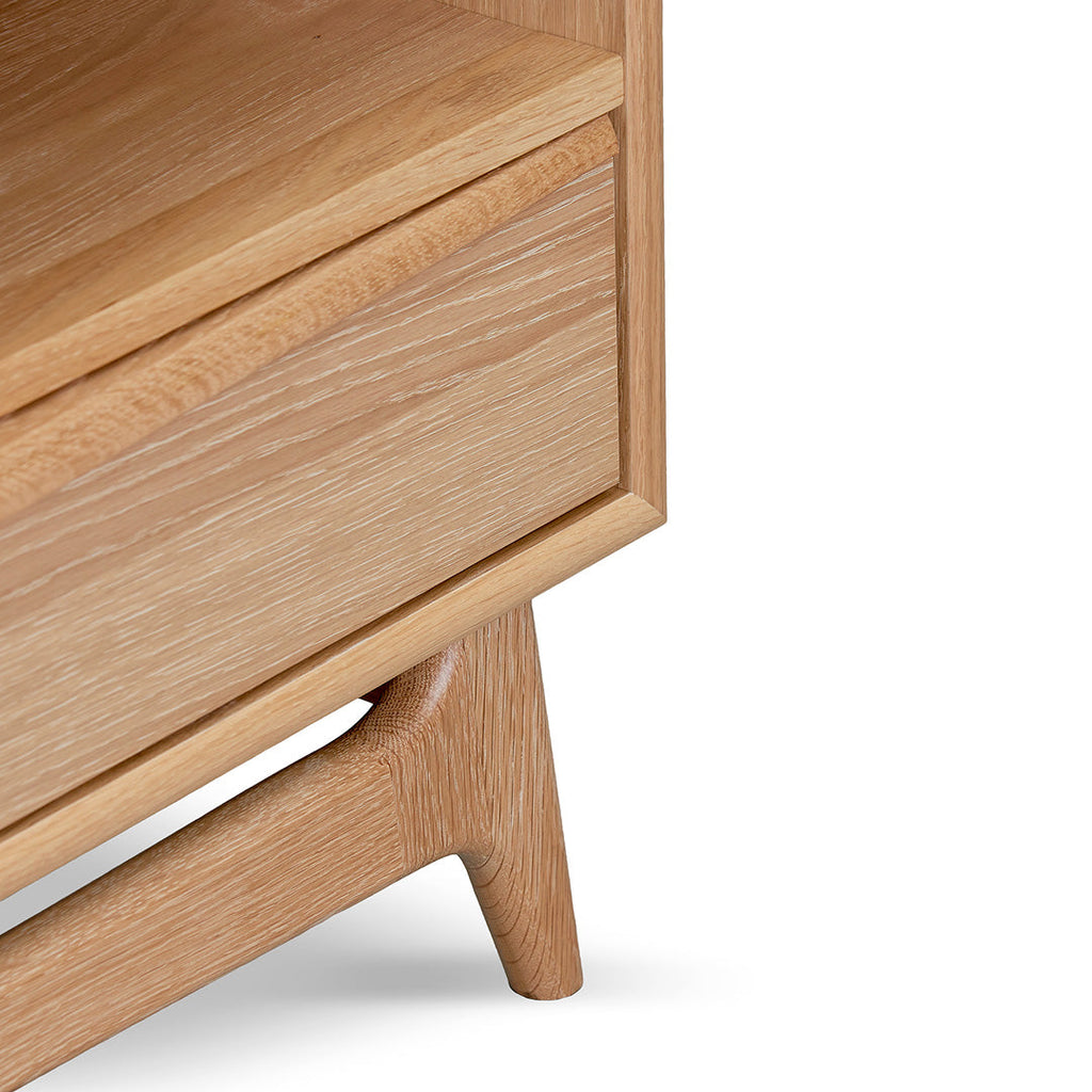 Narrow Palermo TV Entertainment Unit - Natural Oak