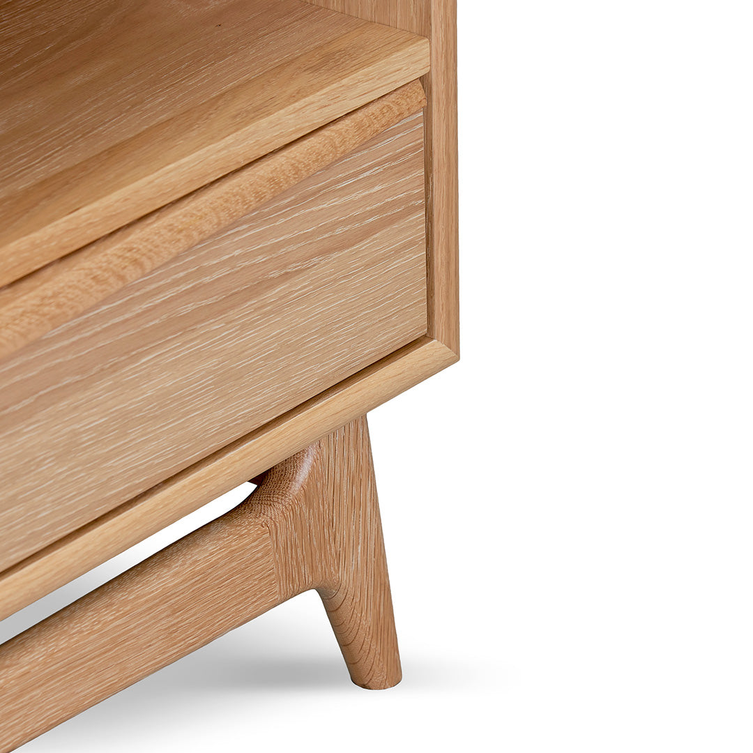 Narrow Palermo TV Entertainment Unit - Natural Oak