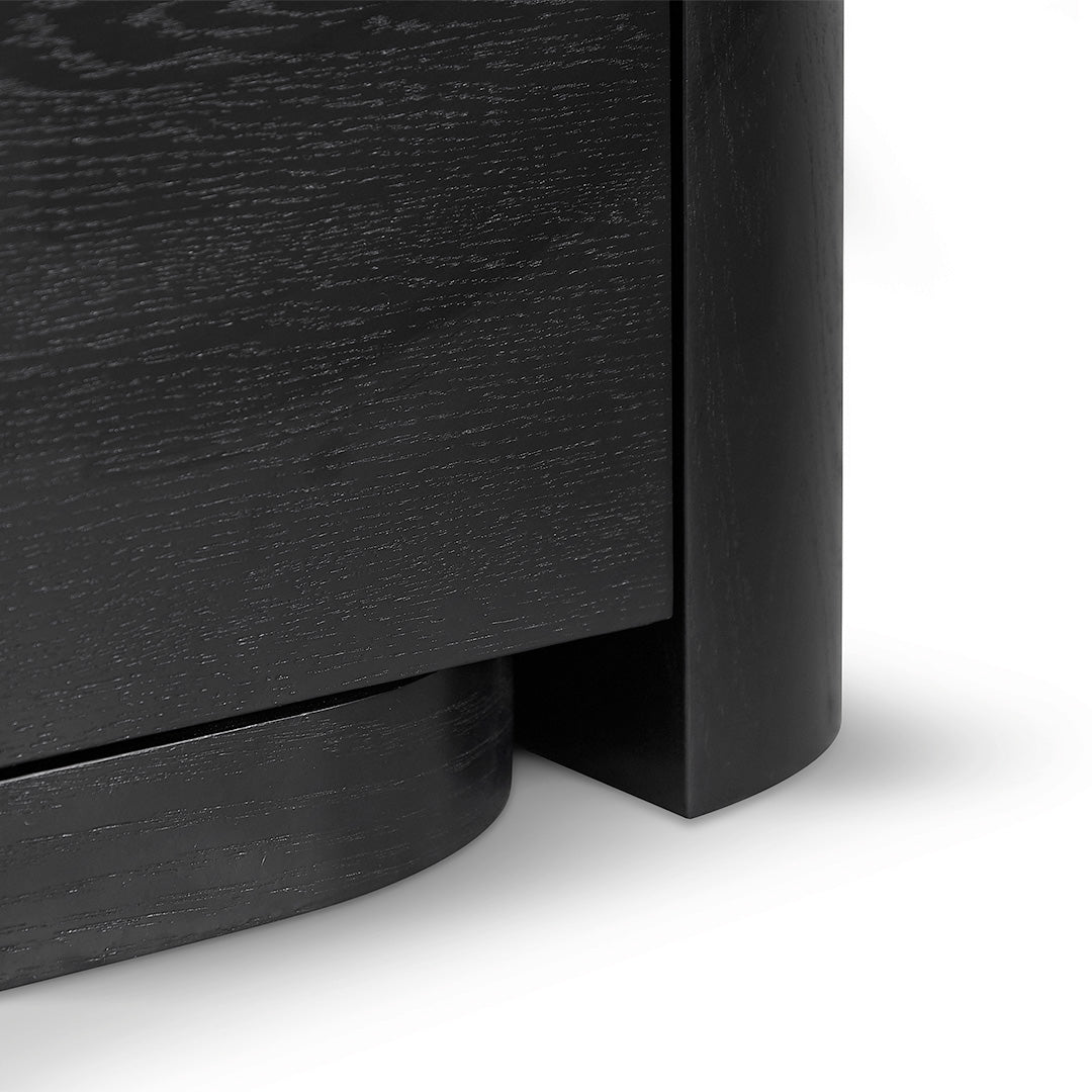 Expandable Palermo TV Entertainment Unit - Full Black Oak