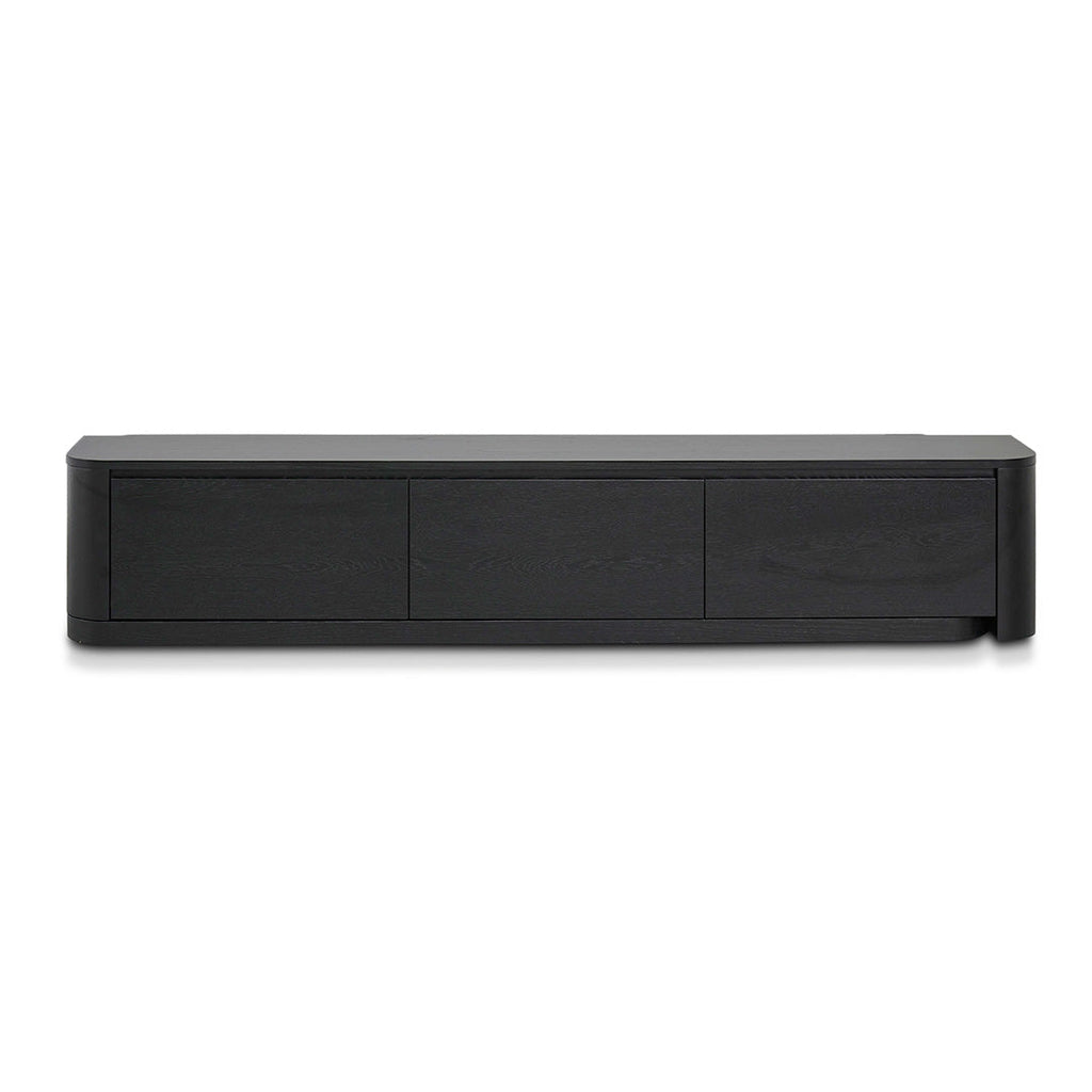 Expandable Palermo TV Entertainment Unit - Full Black Oak