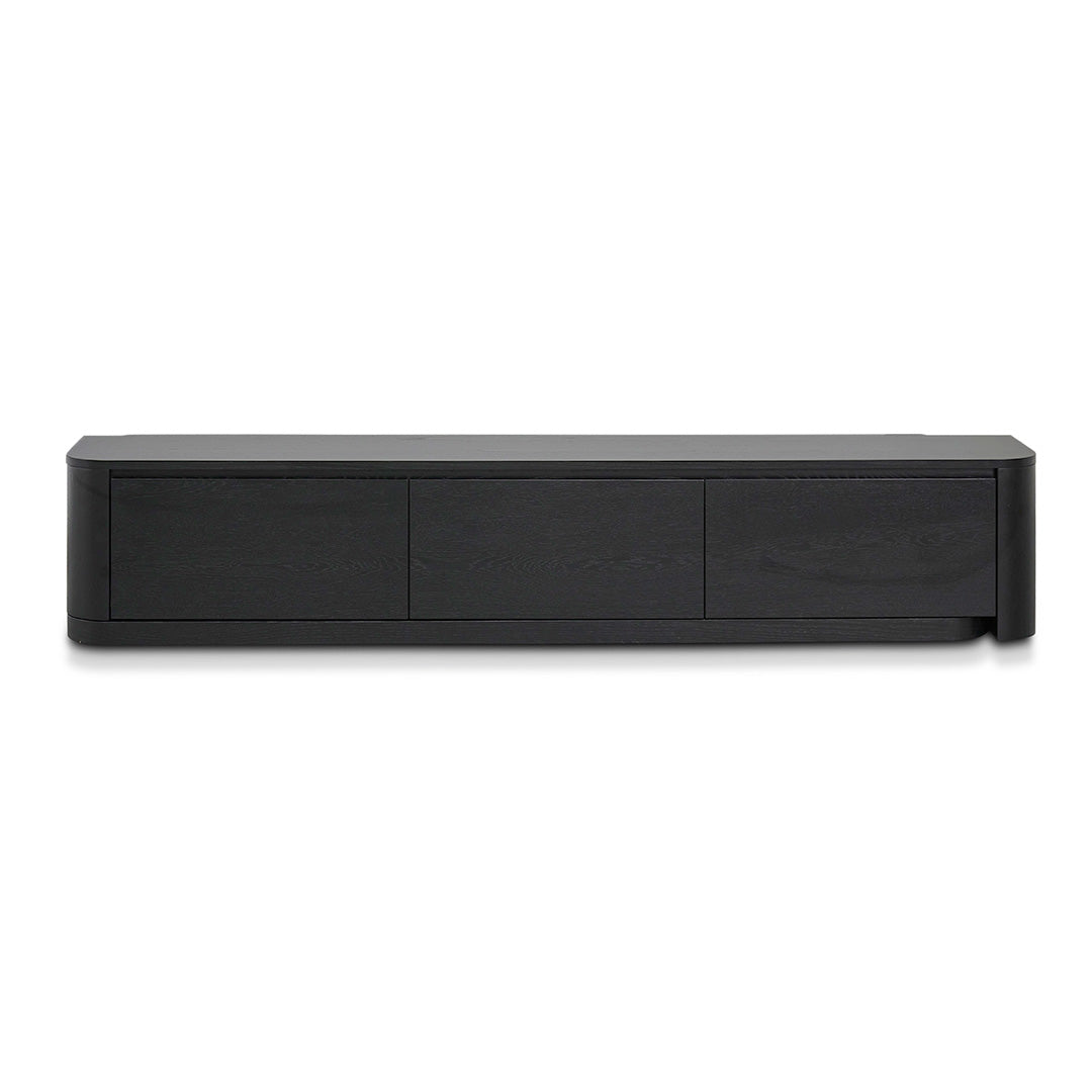 Expandable Palermo TV Entertainment Unit - Full Black Oak