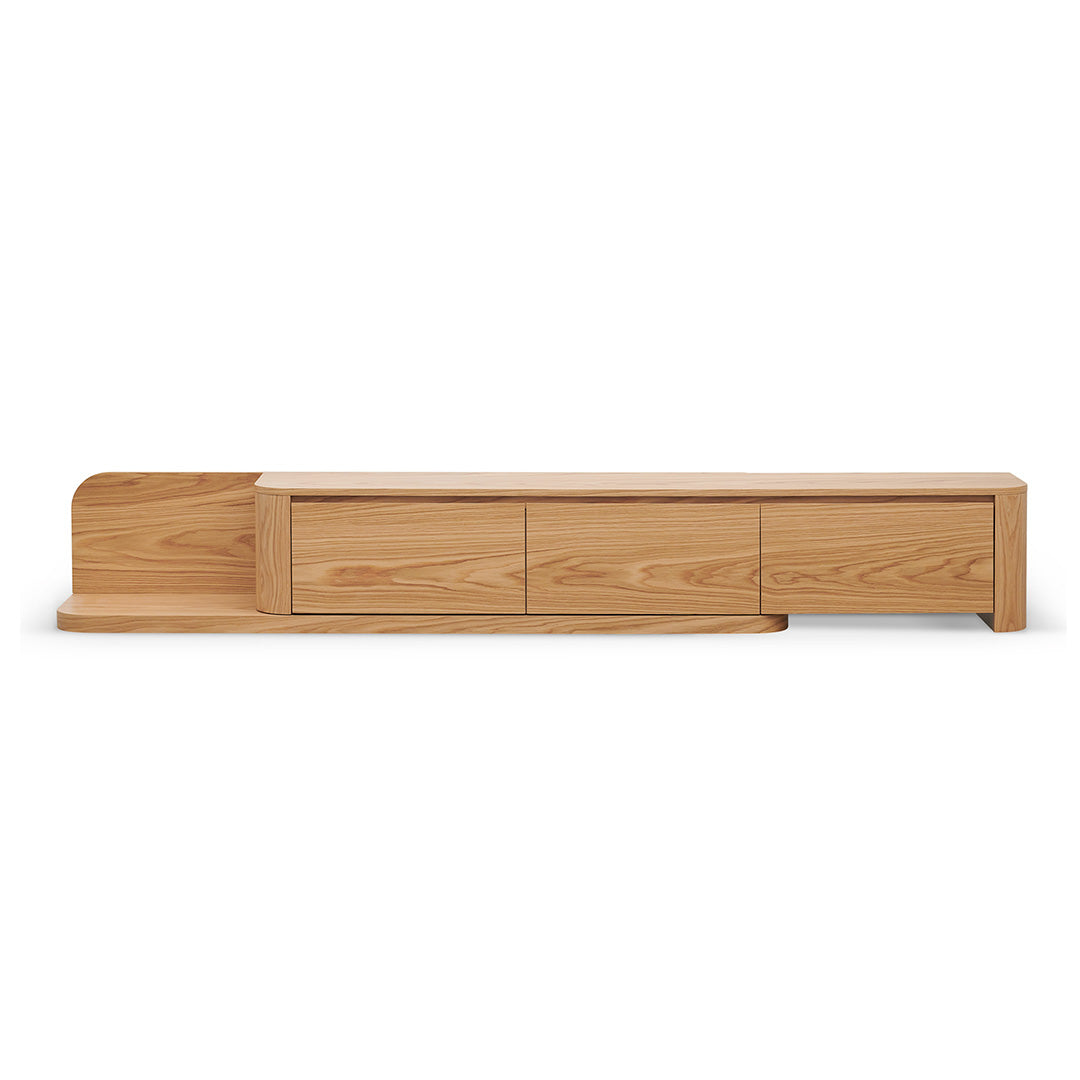 Expandable Palermo TV Entertainment Unit - Natural Oak