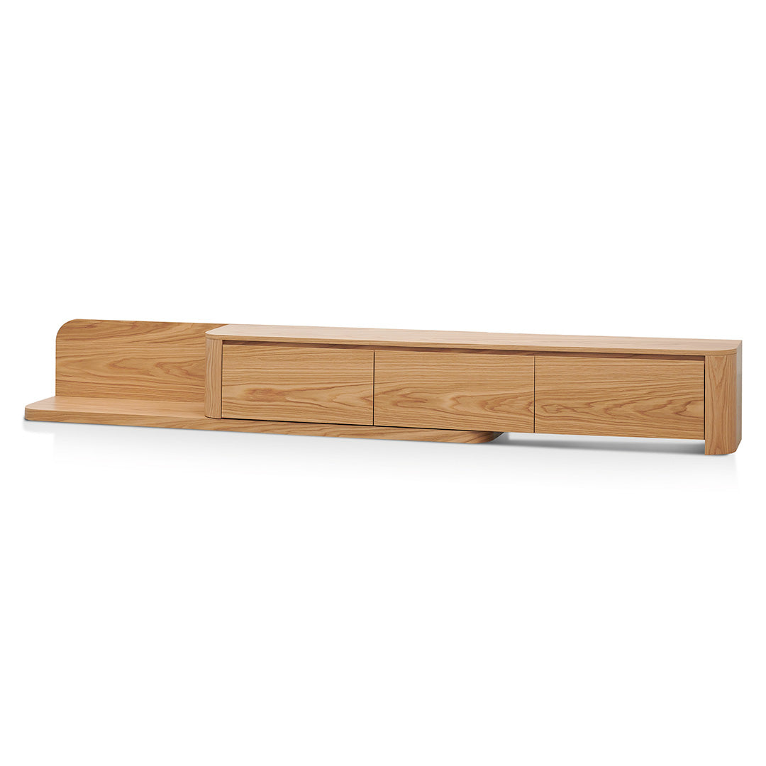 Expandable Palermo TV Entertainment Unit - Natural Oak