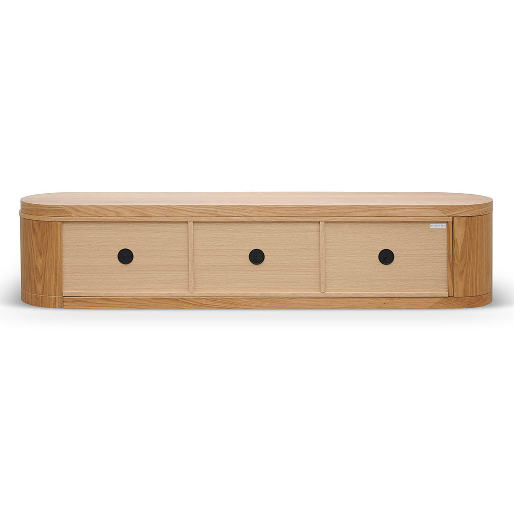 Extendable Palermo TV Entertainment Unit - Natural Oak