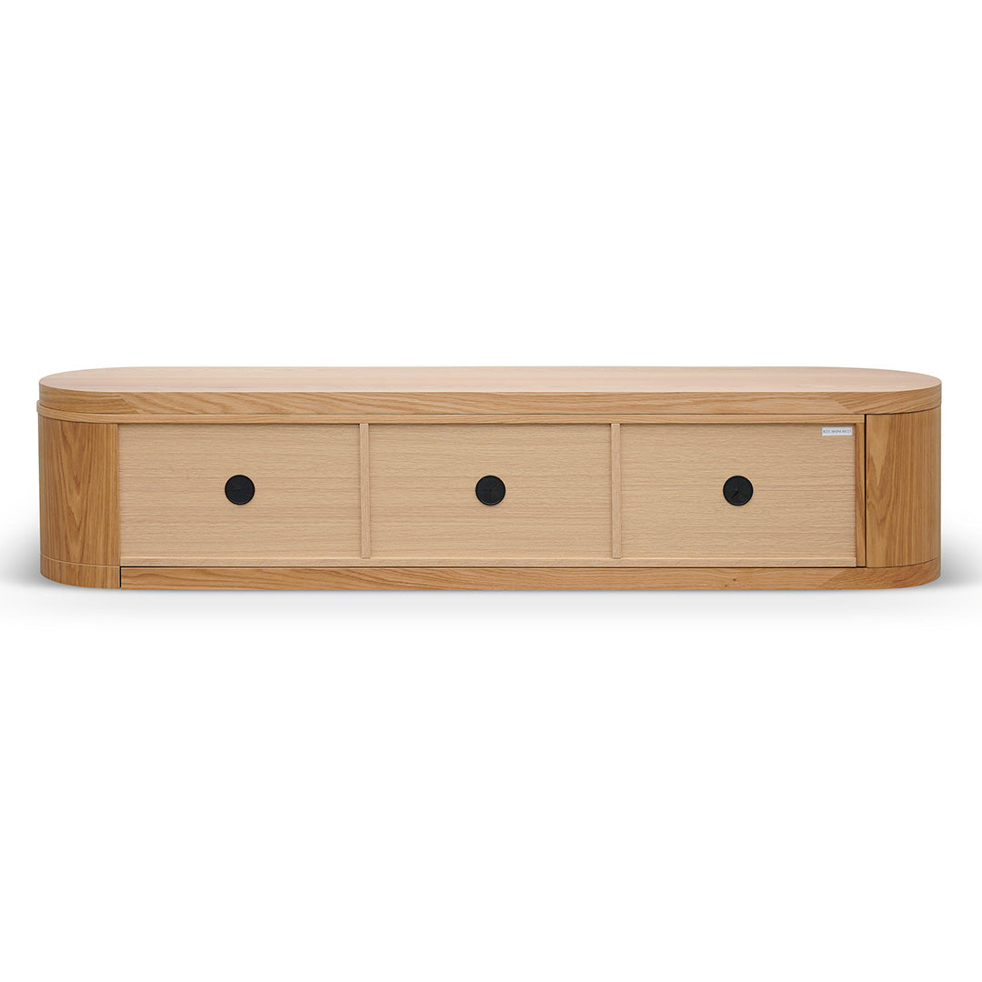 Extendable Palermo TV Entertainment Unit - Natural Oak